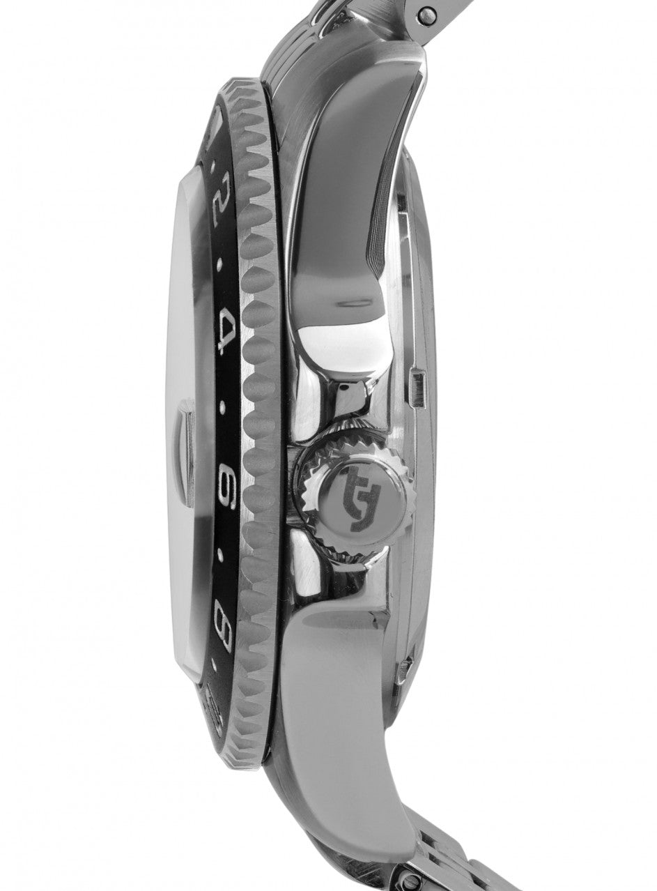 Tecnotempo Automatic GMT Voyager 20ATM WR - Лимитирана серия - Юбилейна каишка -TT.200VY.NJ в сребрист цвят