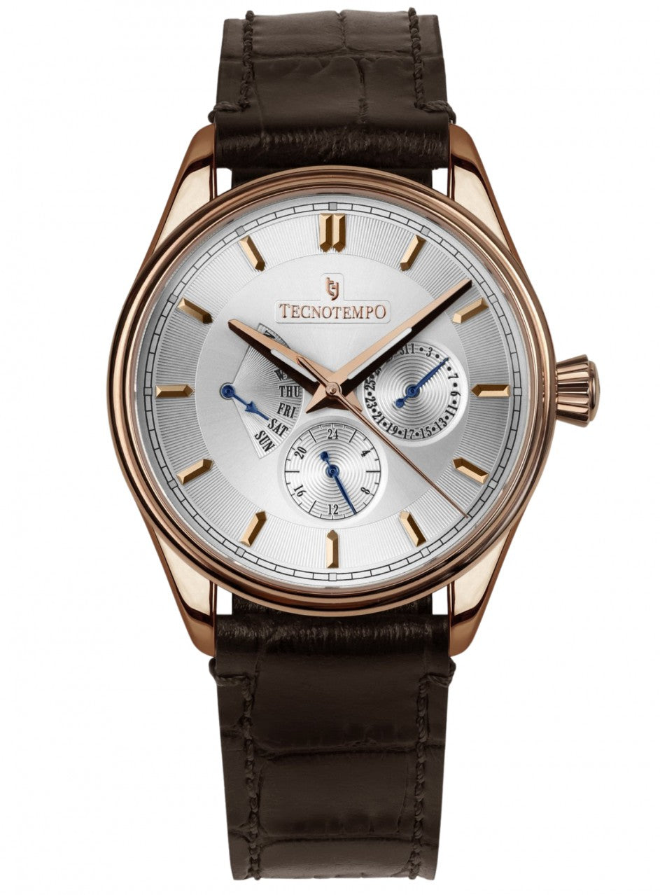 Tecnotempo - Multihands - Big Calendar - 39mm - Limited Edition -TT.50MH.GLB в син цвят