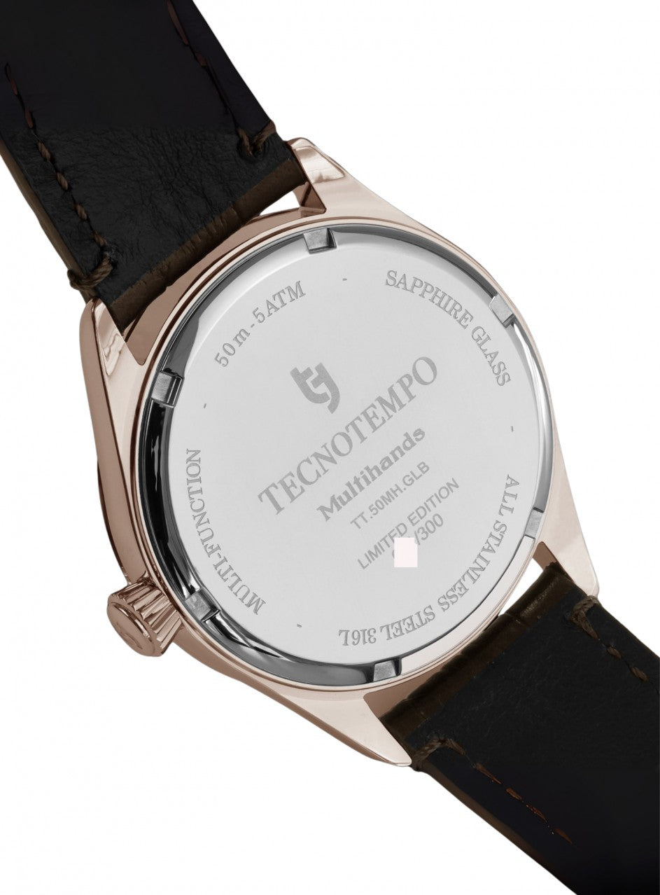 Tecnotempo - Multihands - Big Calendar - 39mm - Limited Edition -TT.50MH.GLB в син цвят