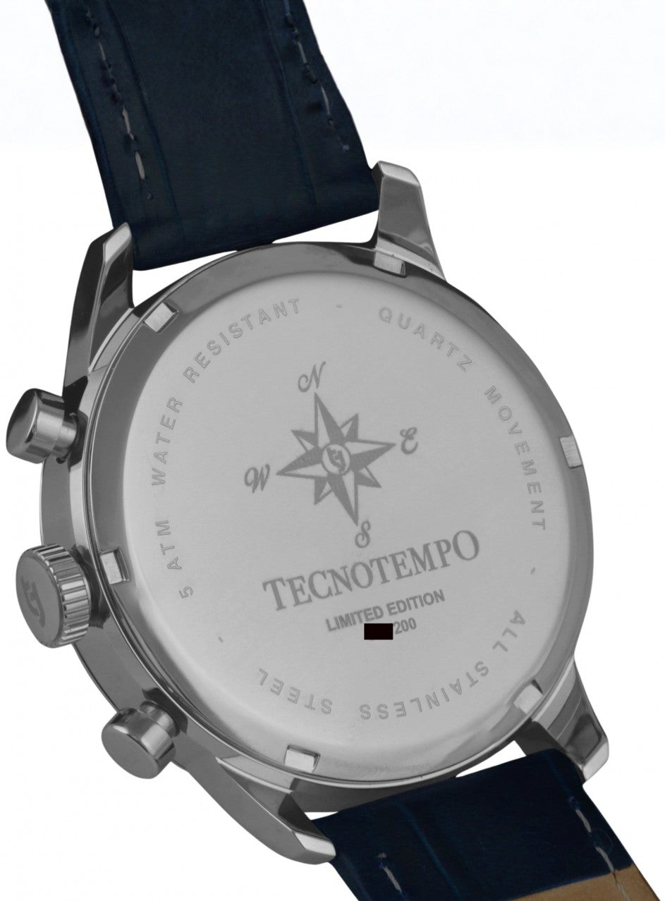 Tecnotempo - Chronograph - Limited Edition Wind Rose -TT.50.CRRVB2 в син цвят