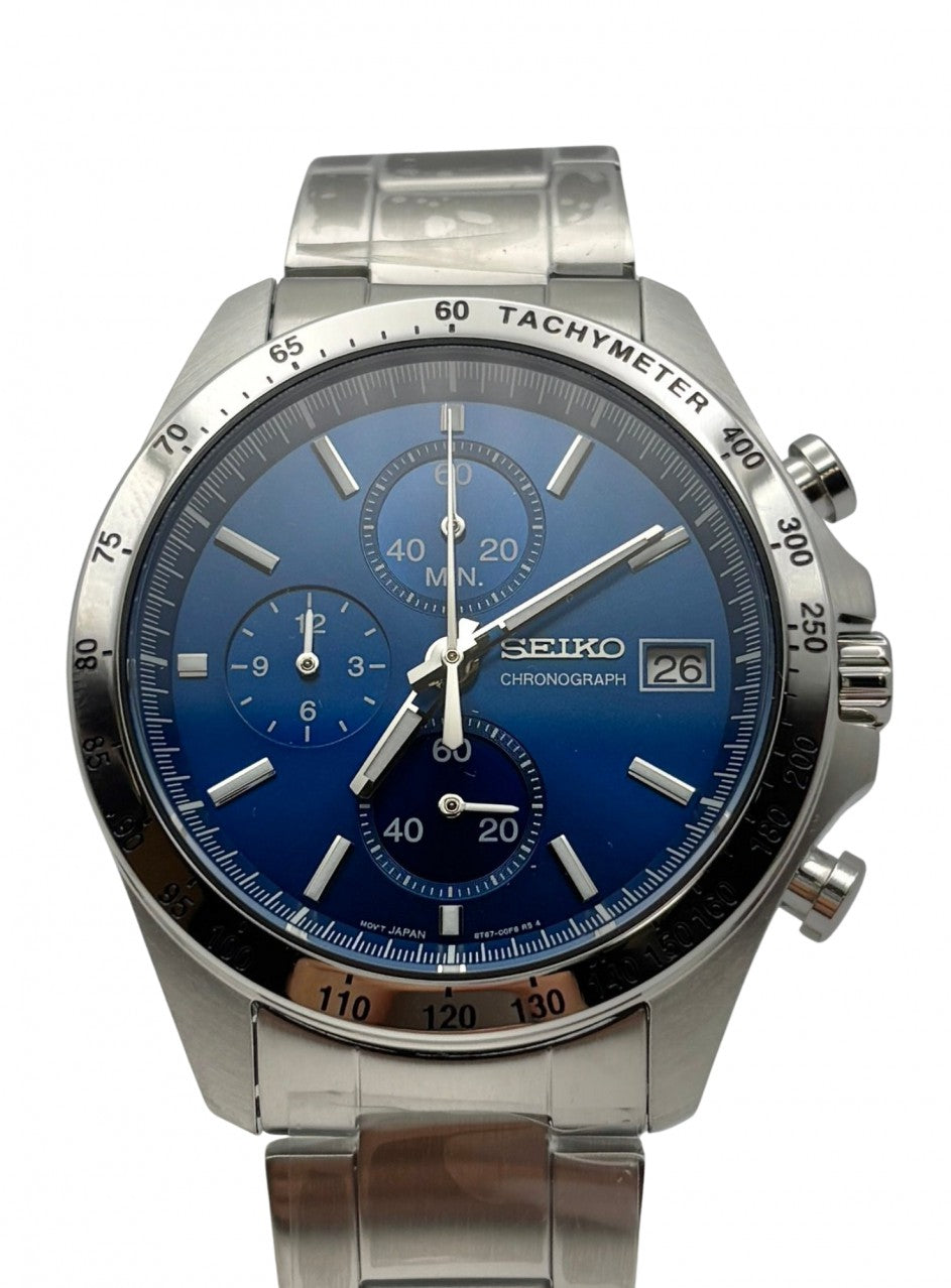 Seiko - SBTR023 Chronograph -SBTR023 в сребрист цвят