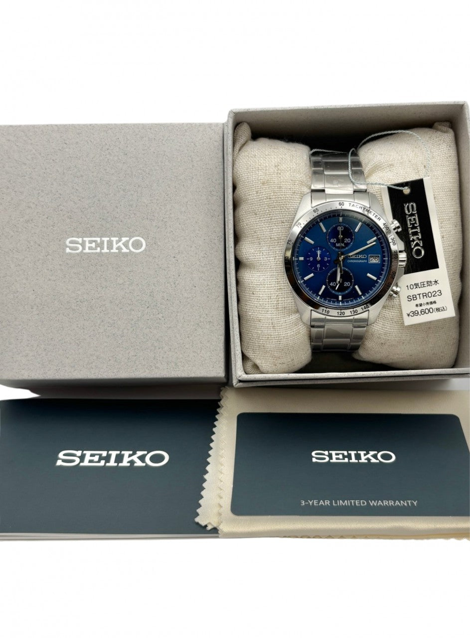 Seiko - SBTR023 Chronograph -SBTR023 в сребрист цвят