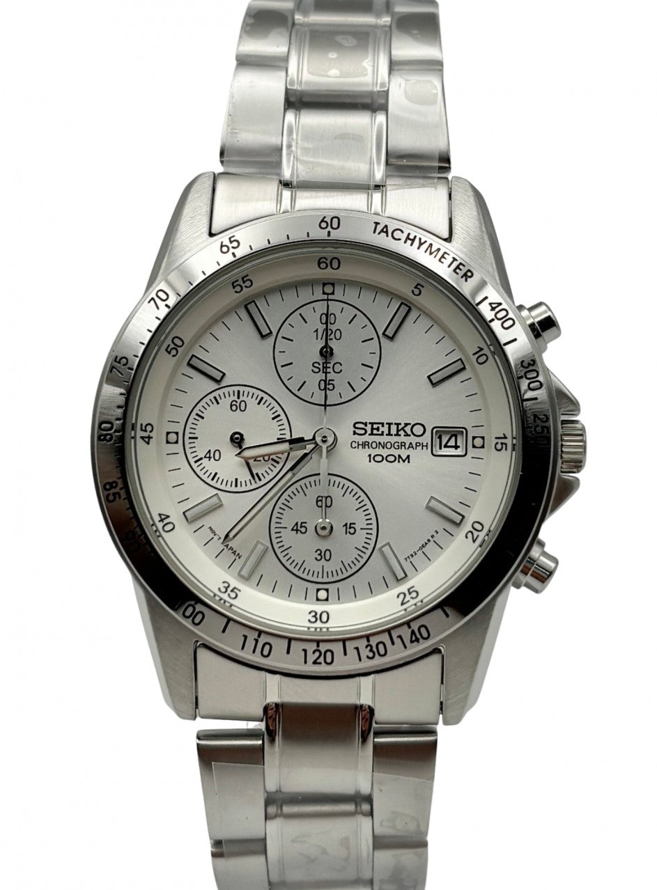 Seiko - SNDS363P1 Chronograph -SND363P1 в сребрист цвят