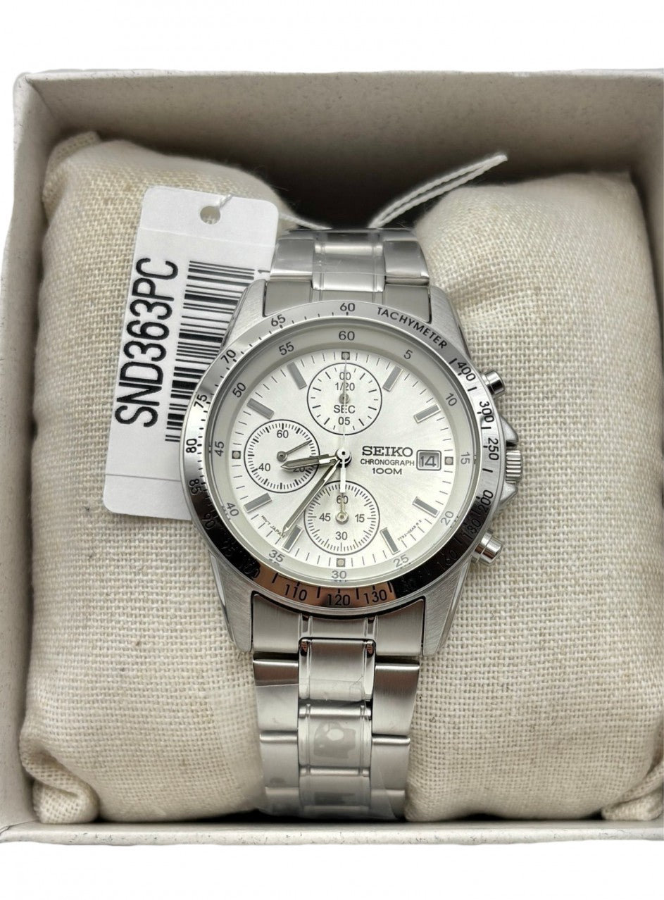 Seiko - SNDS363P1 Chronograph -SND363P1 в сребрист цвят