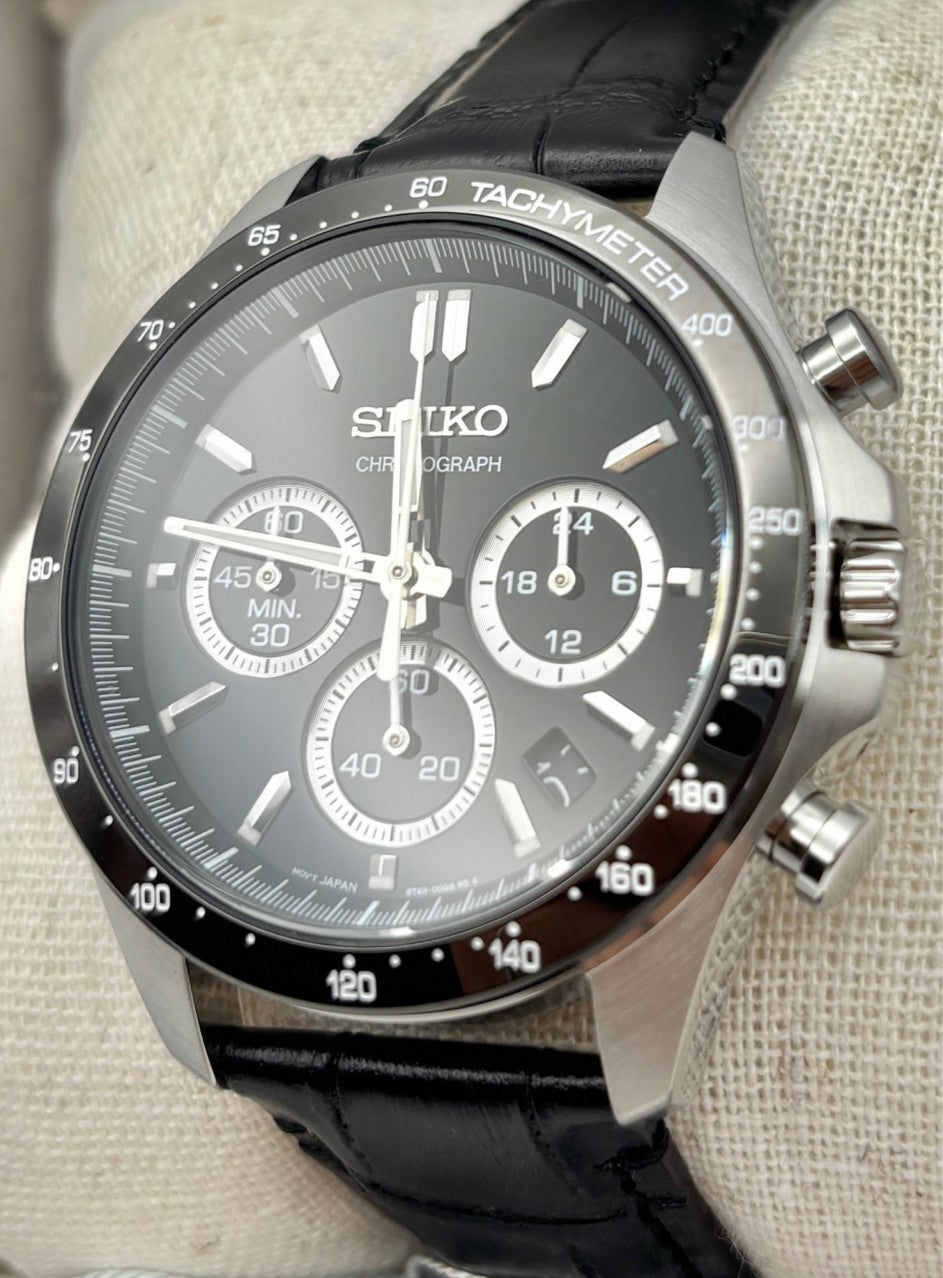 Seiko SBTR021 Chronograph -SBTR021 в сребрист цвят