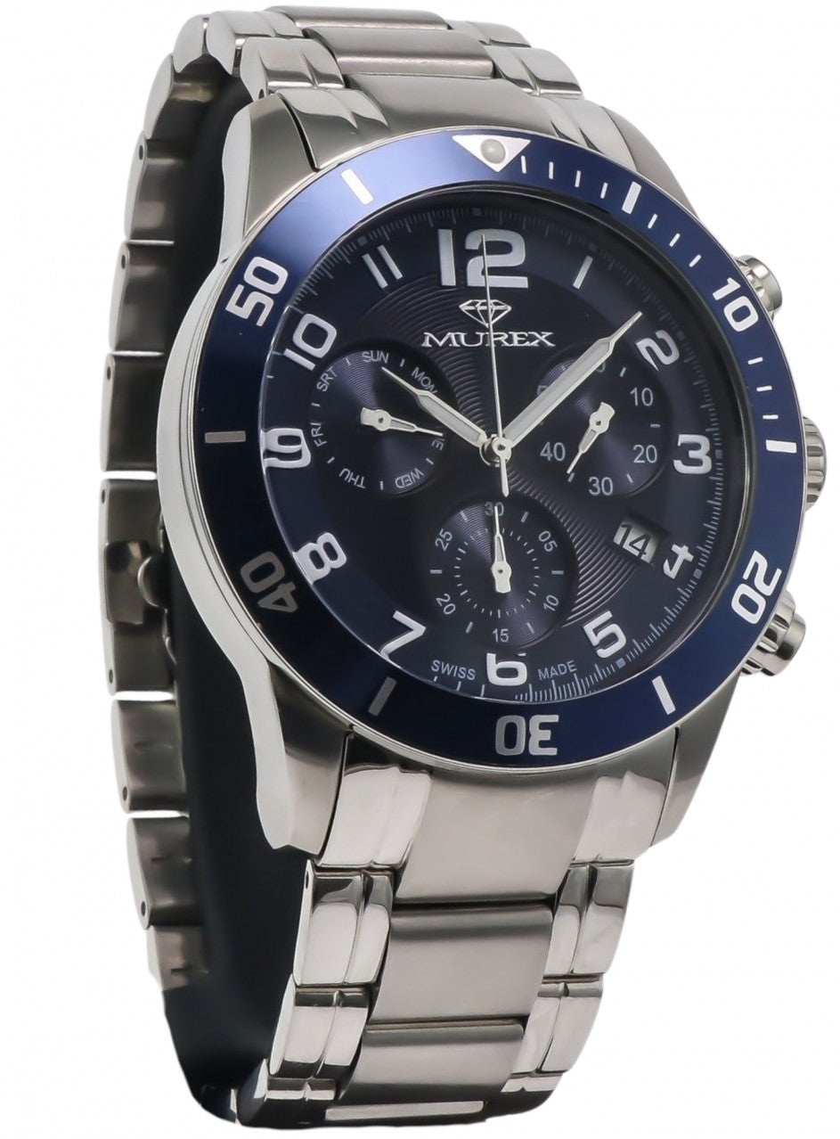 Murex - Swiss chronograph - MUC599-SS-9 -MUC599-SS-9 в сребрист цвят