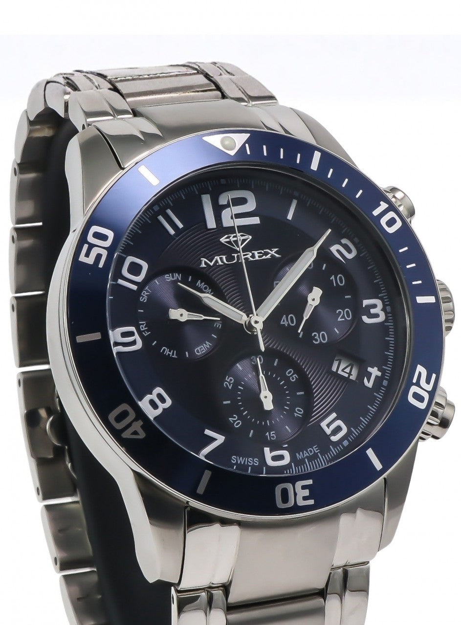 Murex - Swiss chronograph - MUC599-SS-9 -MUC599-SS-9 в сребрист цвят