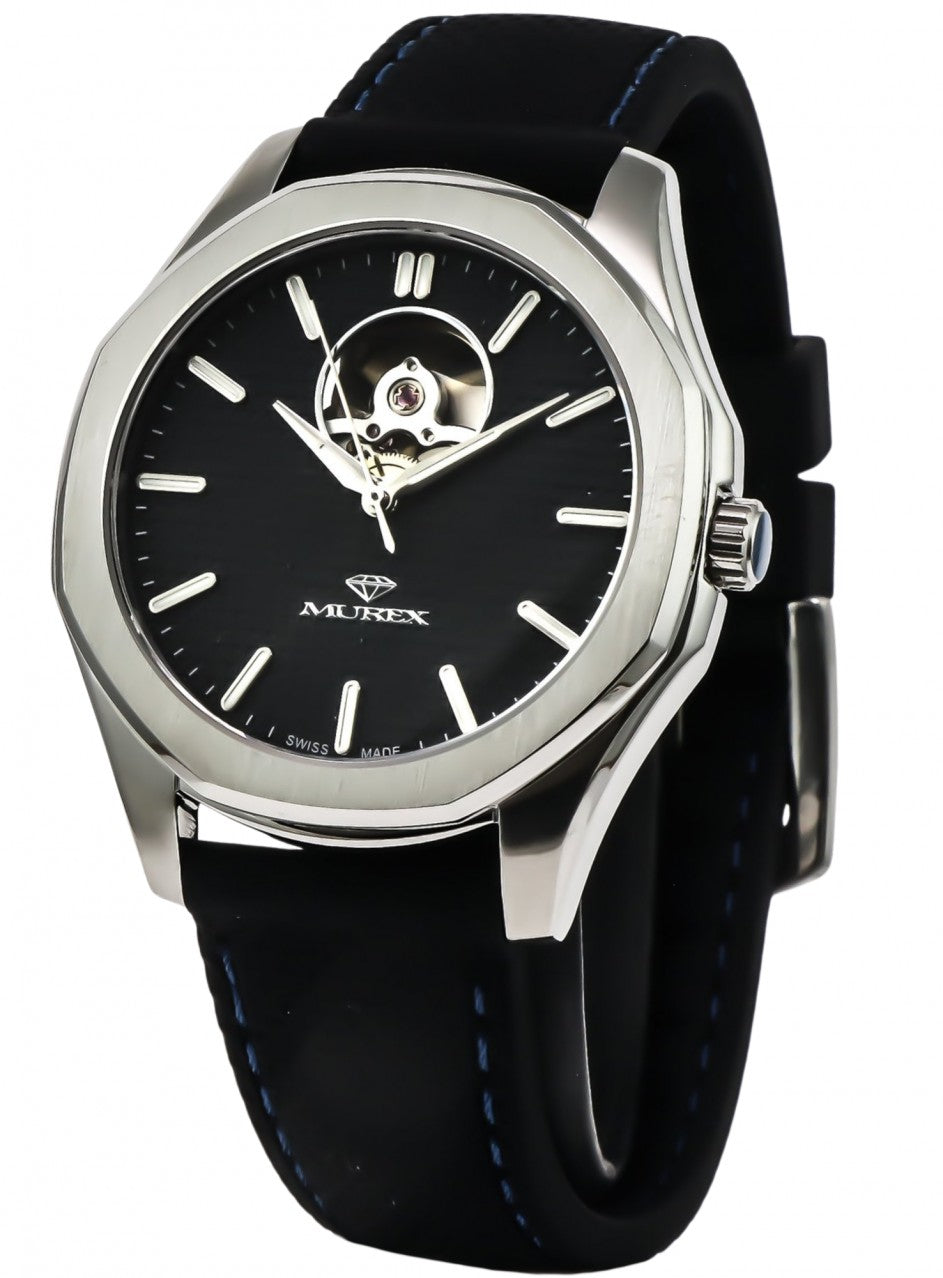 Murex - Open Heart Automatic - MUA657-SX-9 -MUA657-SX-9 в черен цвят