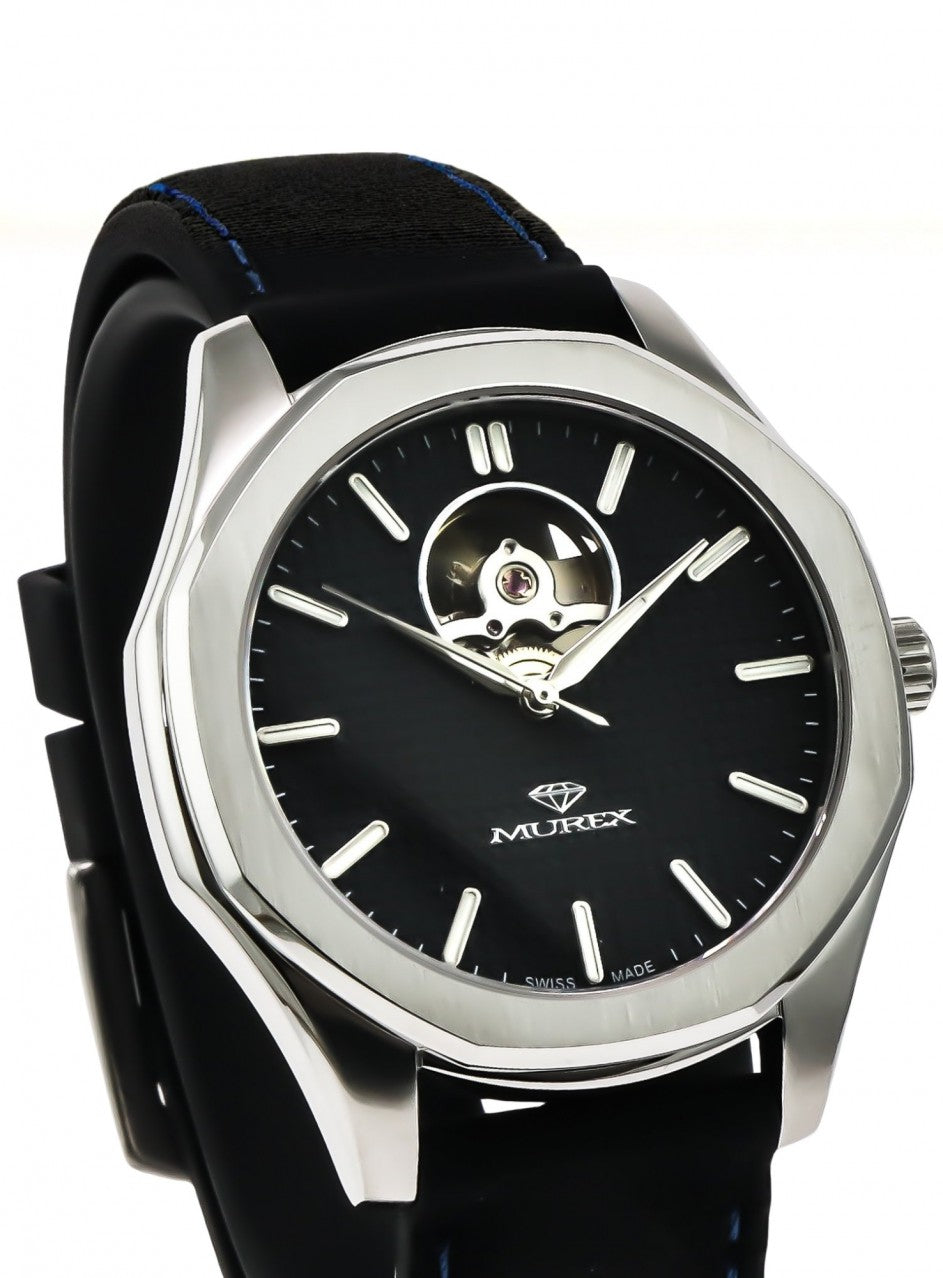 Murex - Open Heart Automatic - MUA657-SX-9 -MUA657-SX-9 в черен цвят