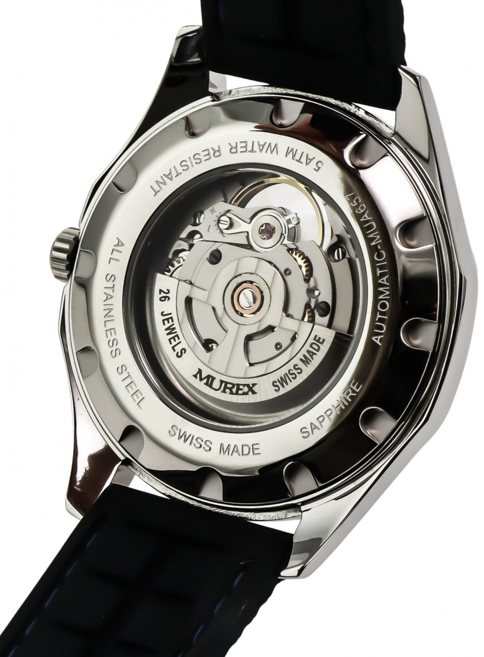 Murex - Open Heart Automatic - MUA657-SX-9 -MUA657-SX-9 в черен цвят