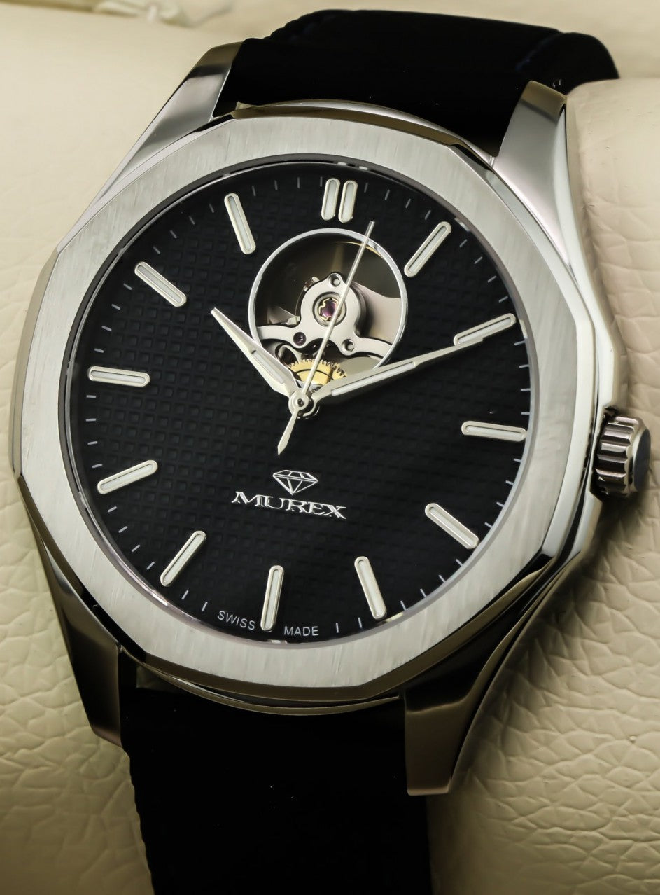 Murex - Open Heart Automatic - MUA657-SX-9 -MUA657-SX-9 в черен цвят