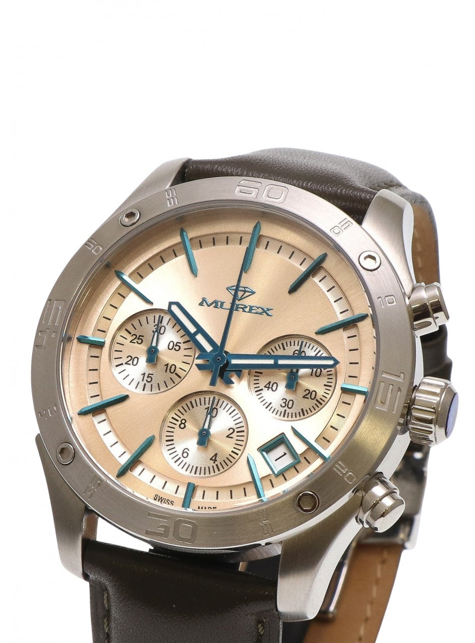 Murex - Swiss Chronograph - MUC569-SL-4 -MUC569-SL-4 в кафяв цвят