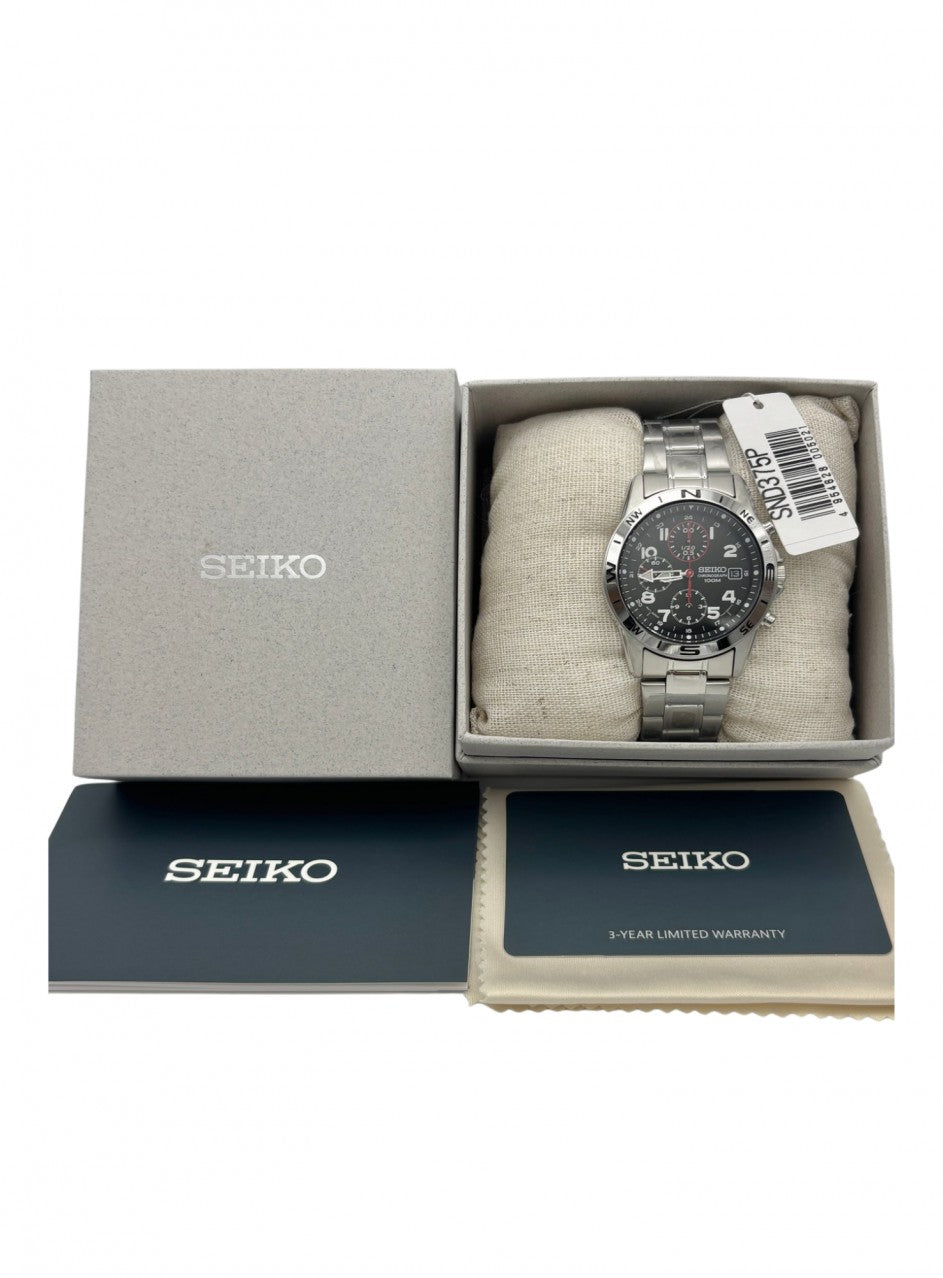 Seiko - SND375P1 -SND375P1 в сребрист цвят