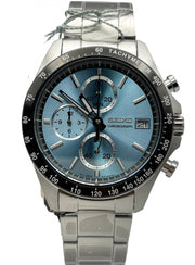 Seiko SBTR026 Chronograph -SBTR029 в сребрист цвят