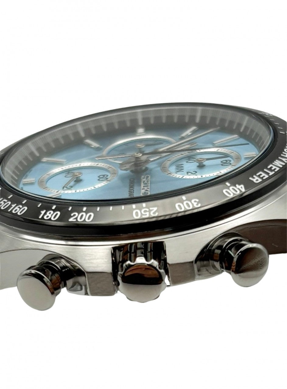 Seiko SBTR026 Chronograph -SBTR029 в сребрист цвят