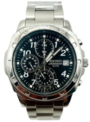 Seiko - Chronograph - SND195P1 -SND195P1 в сребрист цвят