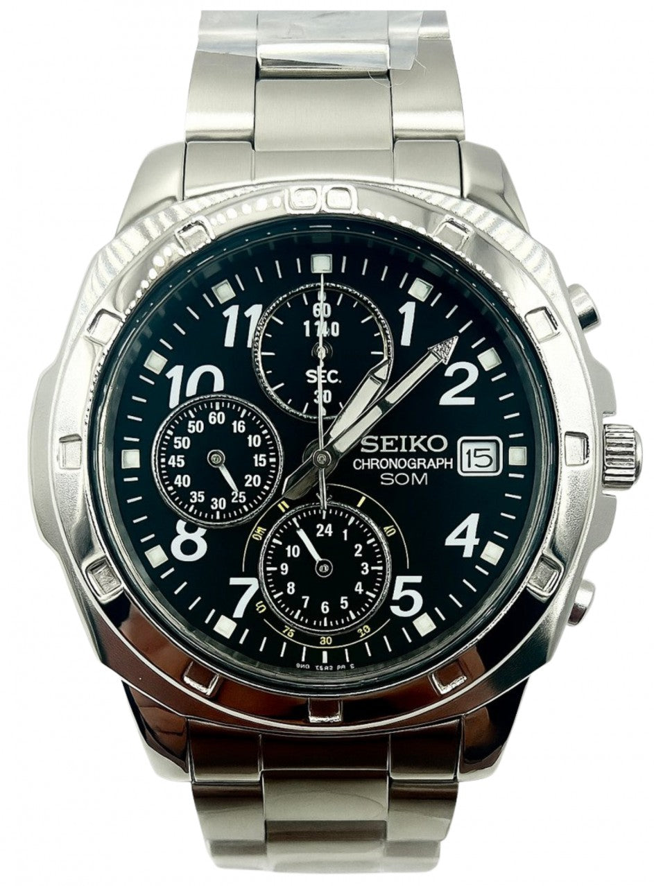 Seiko - Chronograph - SND195P1 -SND195P1 в сребрист цвят