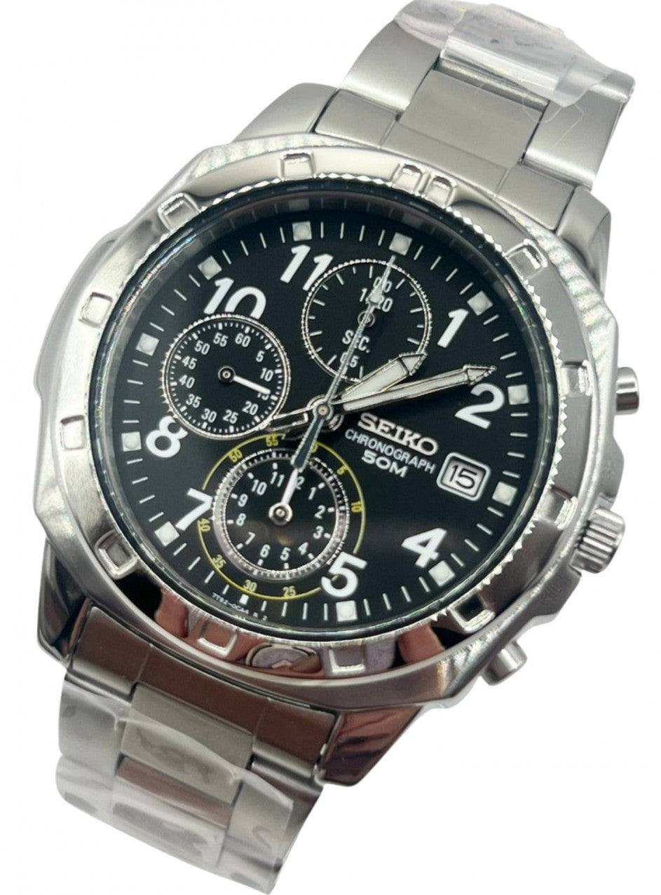 Seiko - Chronograph - SND195P1 -SND195P1 в сребрист цвят