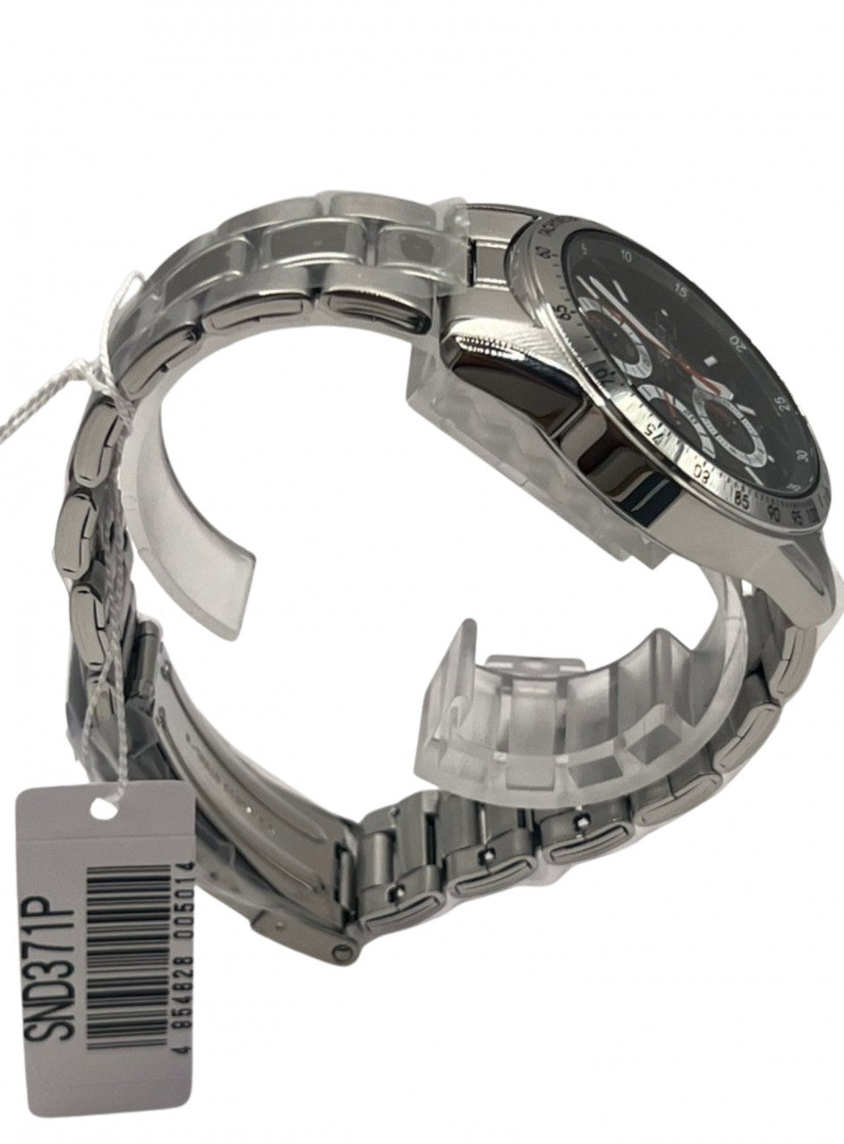 Seiko - Chronograph - SND195P1 -SND371P1 в сребрист цвят