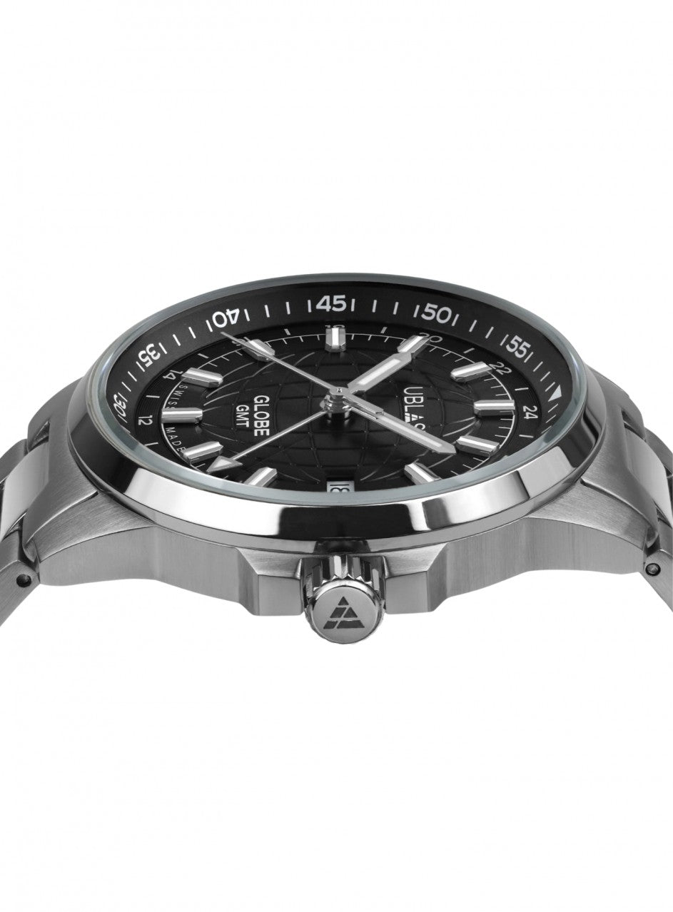 UBLAST GLOBE GMT -UBGLO40BK в сребрист цвят