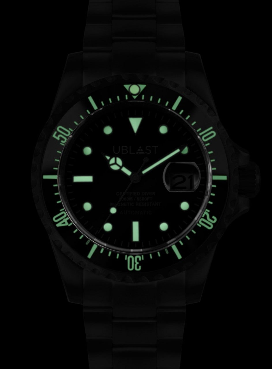 UBLAST SUBMERSIBLE Professional Diver -UBIS45BK в сребрист цвят