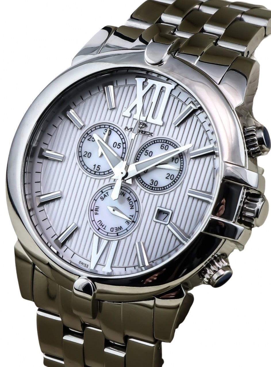 Murex - Swiss Chronograph -MUC512-SS-1 в сребрист цвят