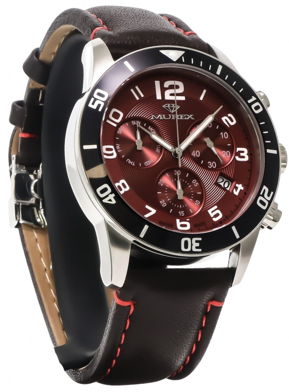 Murex - Swiss chronograph - MUC599-SL-5 -MUC599-SL-5 в черен/червен цвят
