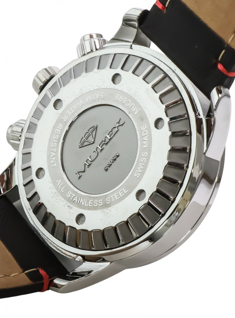 Murex - Swiss chronograph - MUC599-SL-5 -MUC599-SL-5 в черен/червен цвят