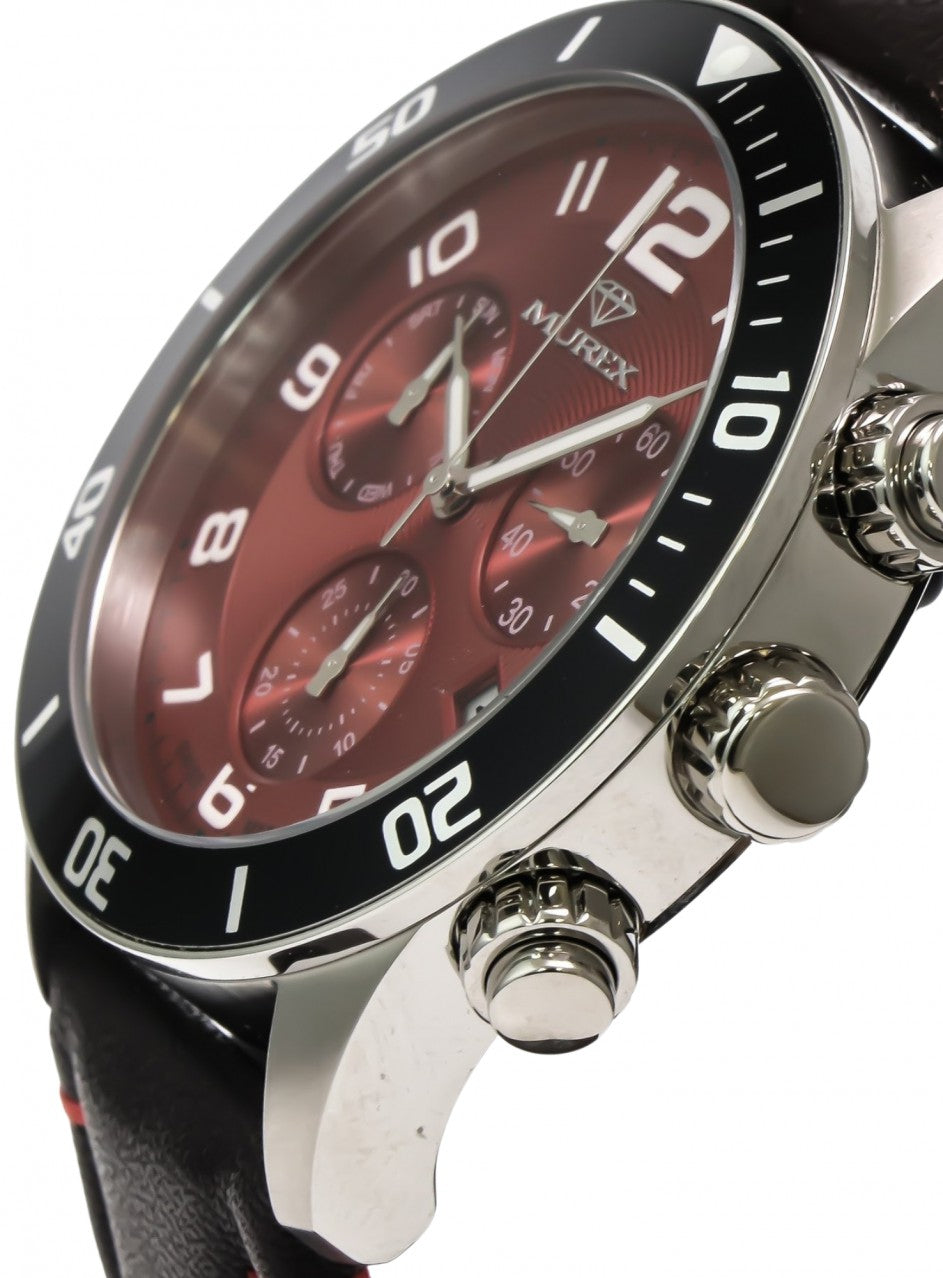 Murex - Swiss chronograph - MUC599-SL-5 -MUC599-SL-5 в черен/червен цвят