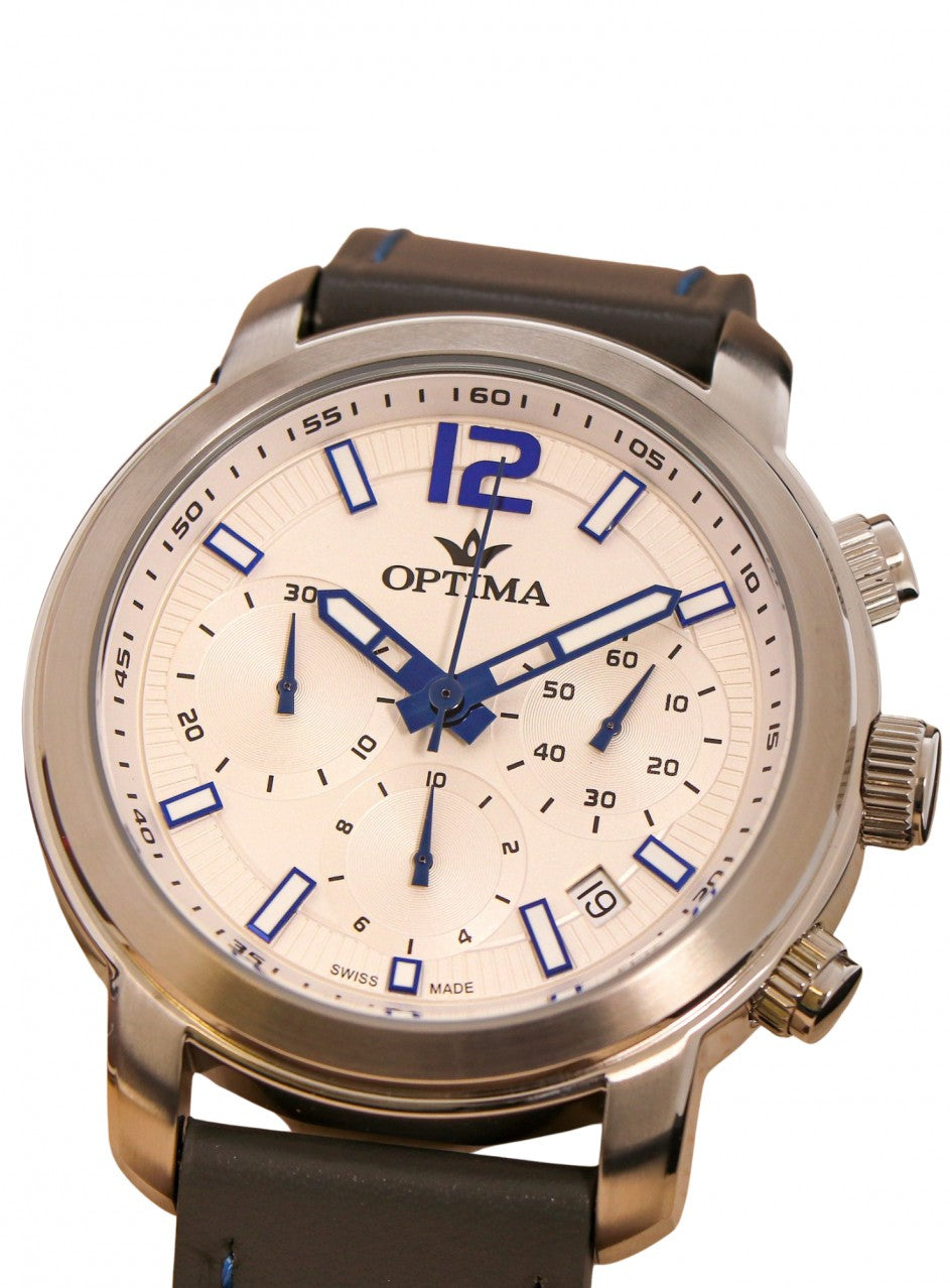 Optima - Swiss Chronograph - OSC399-SL-1 -OSC399-SL-1 в черен цвят