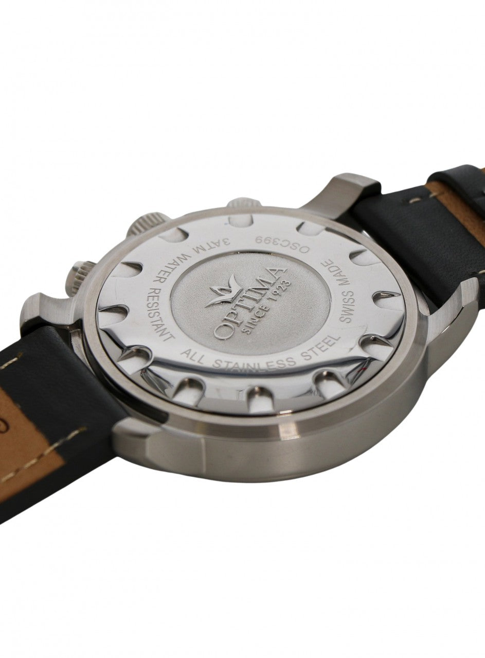Optima - Swiss Chronograph - OSC399-SL-1 -OSC399-SL-1 в черен цвят