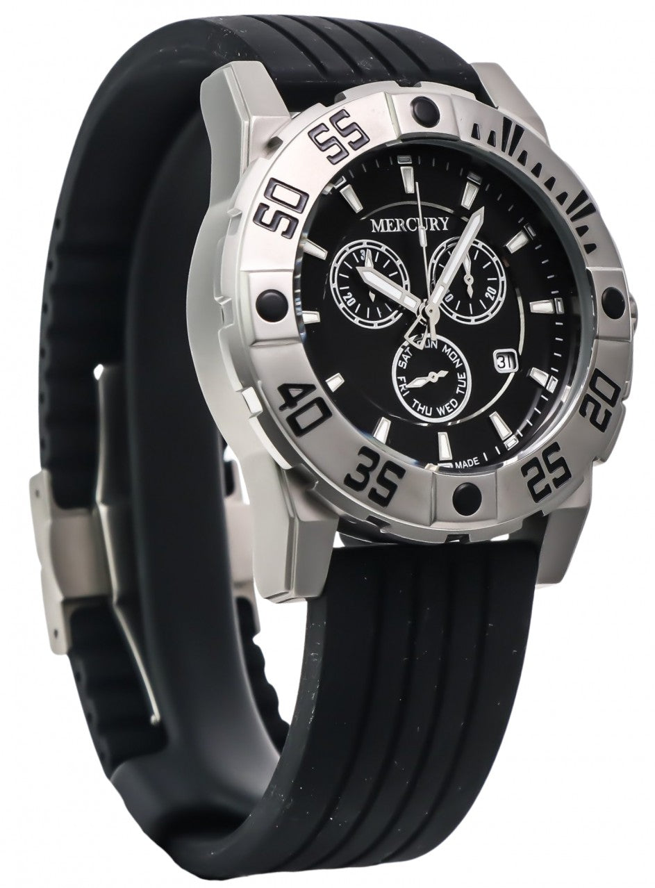 Mercury - Swiss Chronograph - ME1075-SBL-S-7 -ME10225-SX-3 в черен цвят