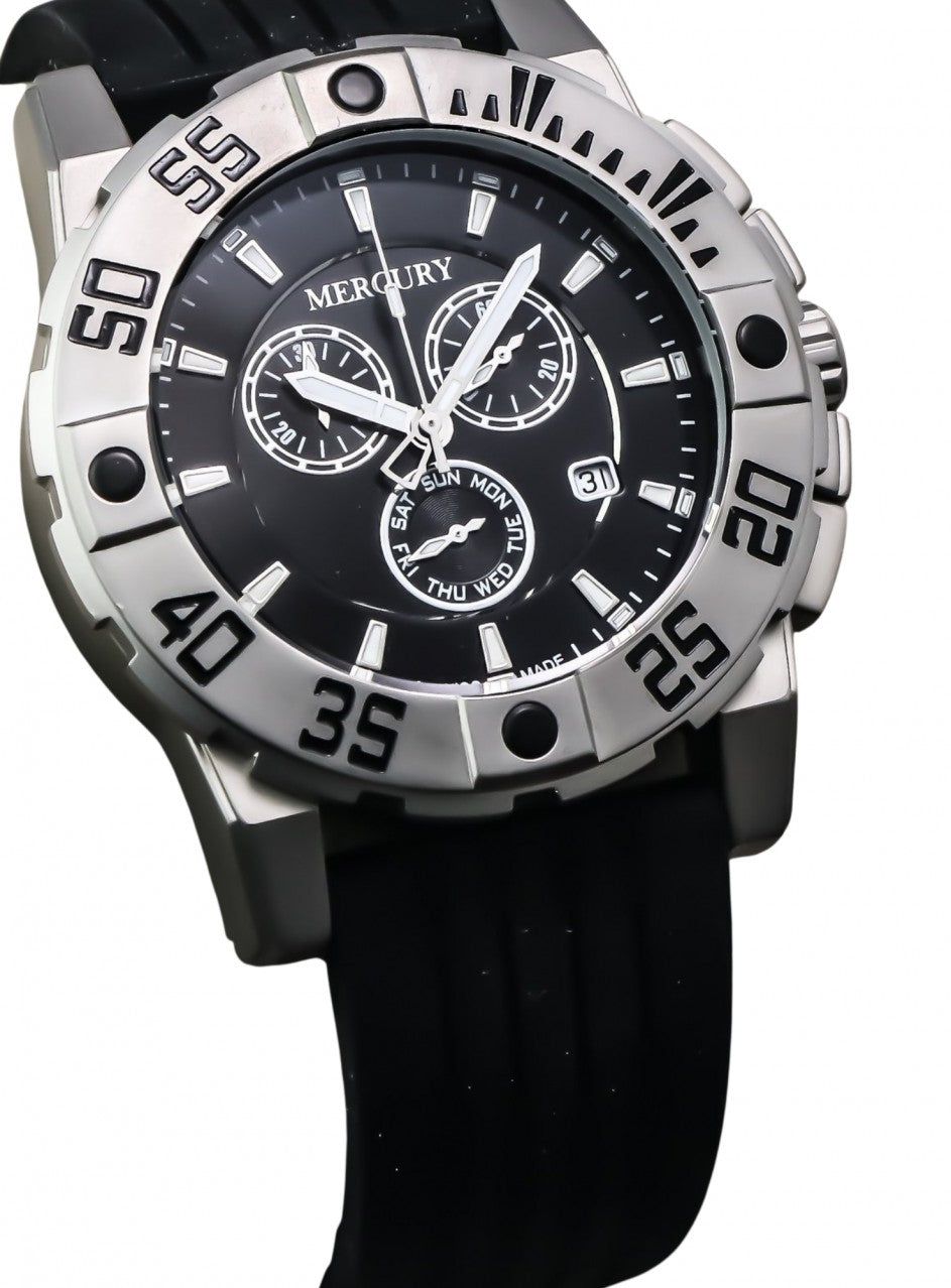 Mercury - Swiss Chronograph - ME1075-SBL-S-7 -ME10225-SX-3 в черен цвят