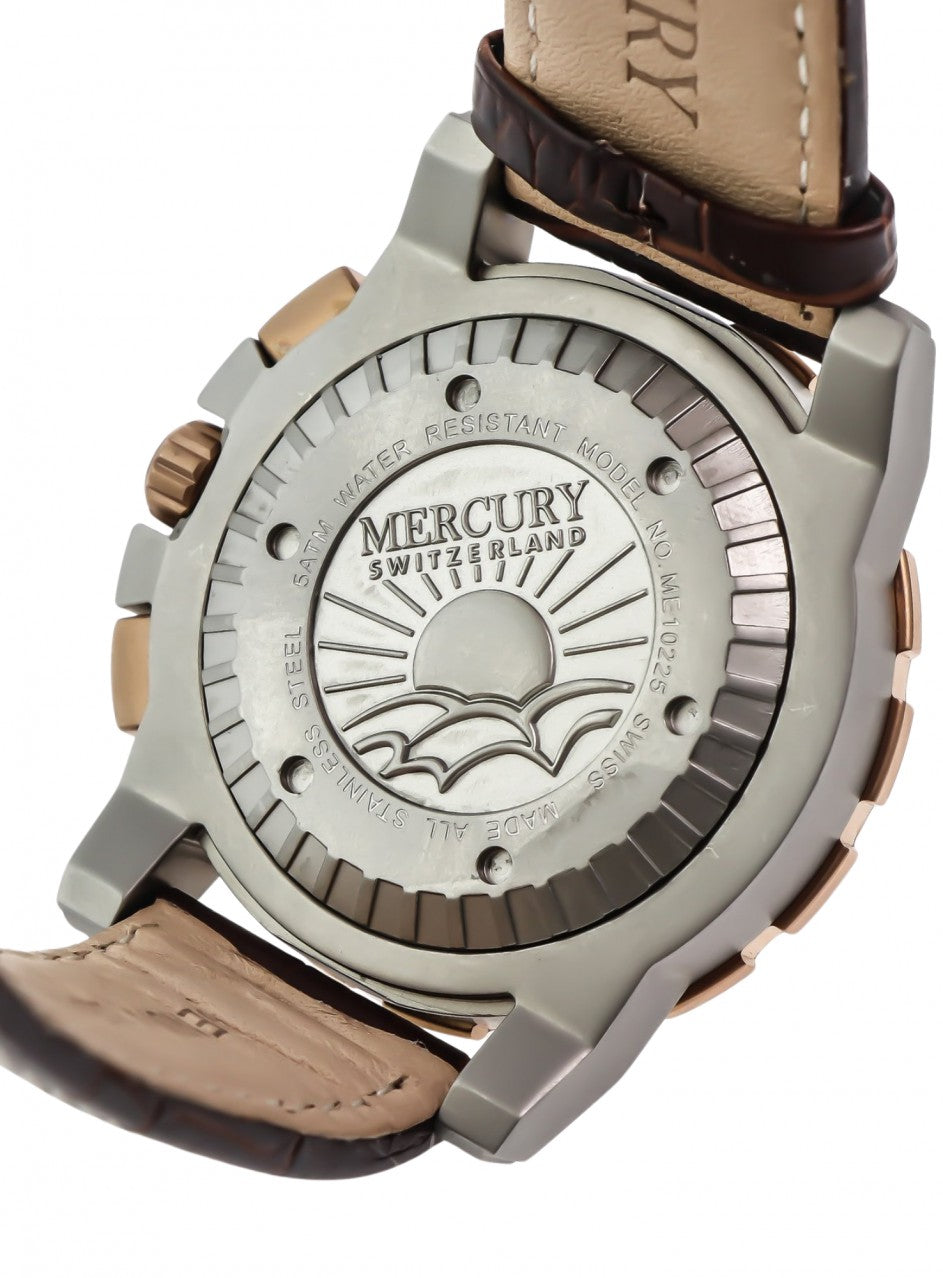 Mercury - Swiss Chronograph - ME10225-SRL-2 -ME10225-SRL-2 в кафяв цвят