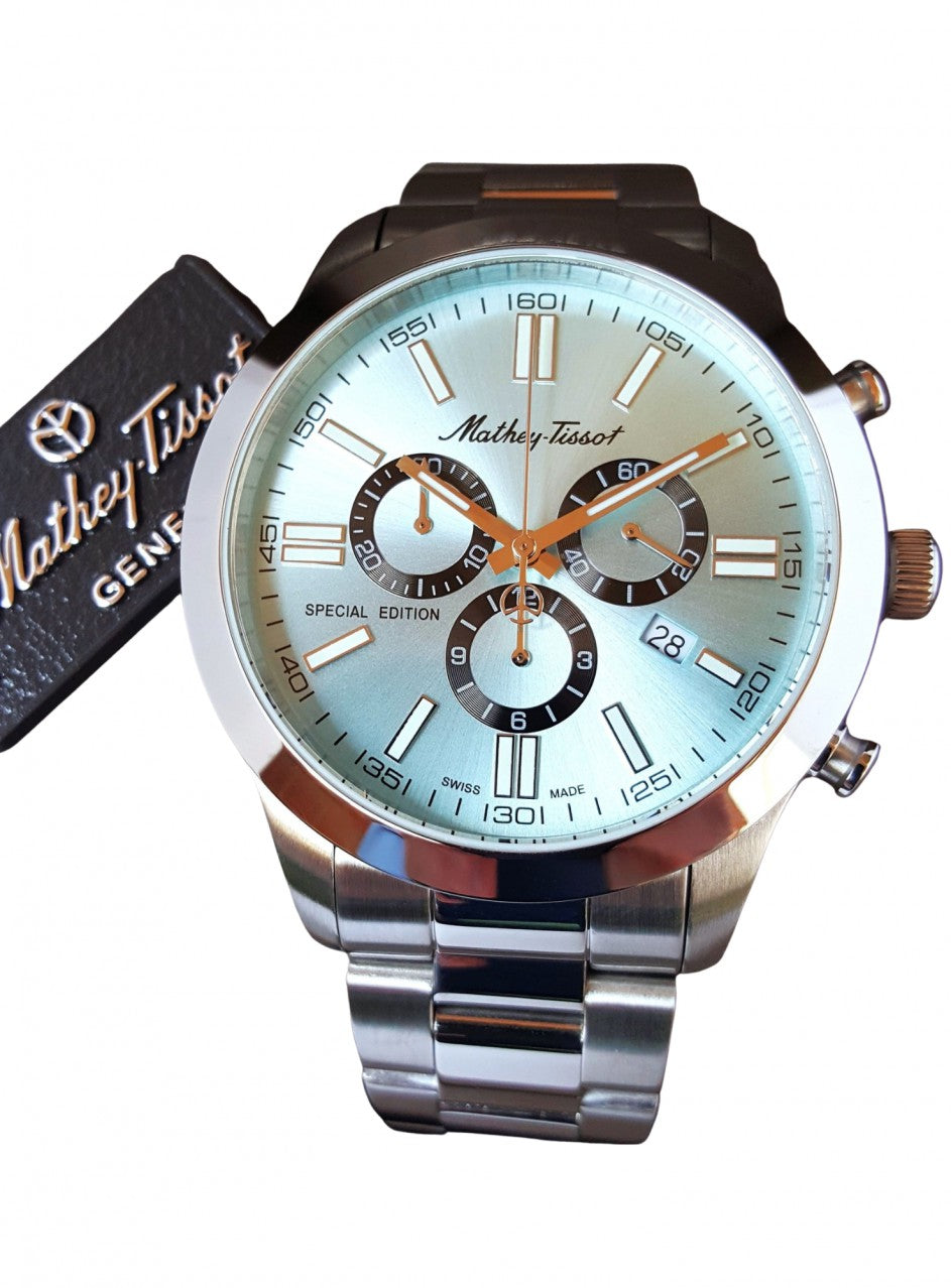Mathey-Tissot - Special Edition - Chronograph - Swiss Ice -Swiss Ice в сребрист цвят