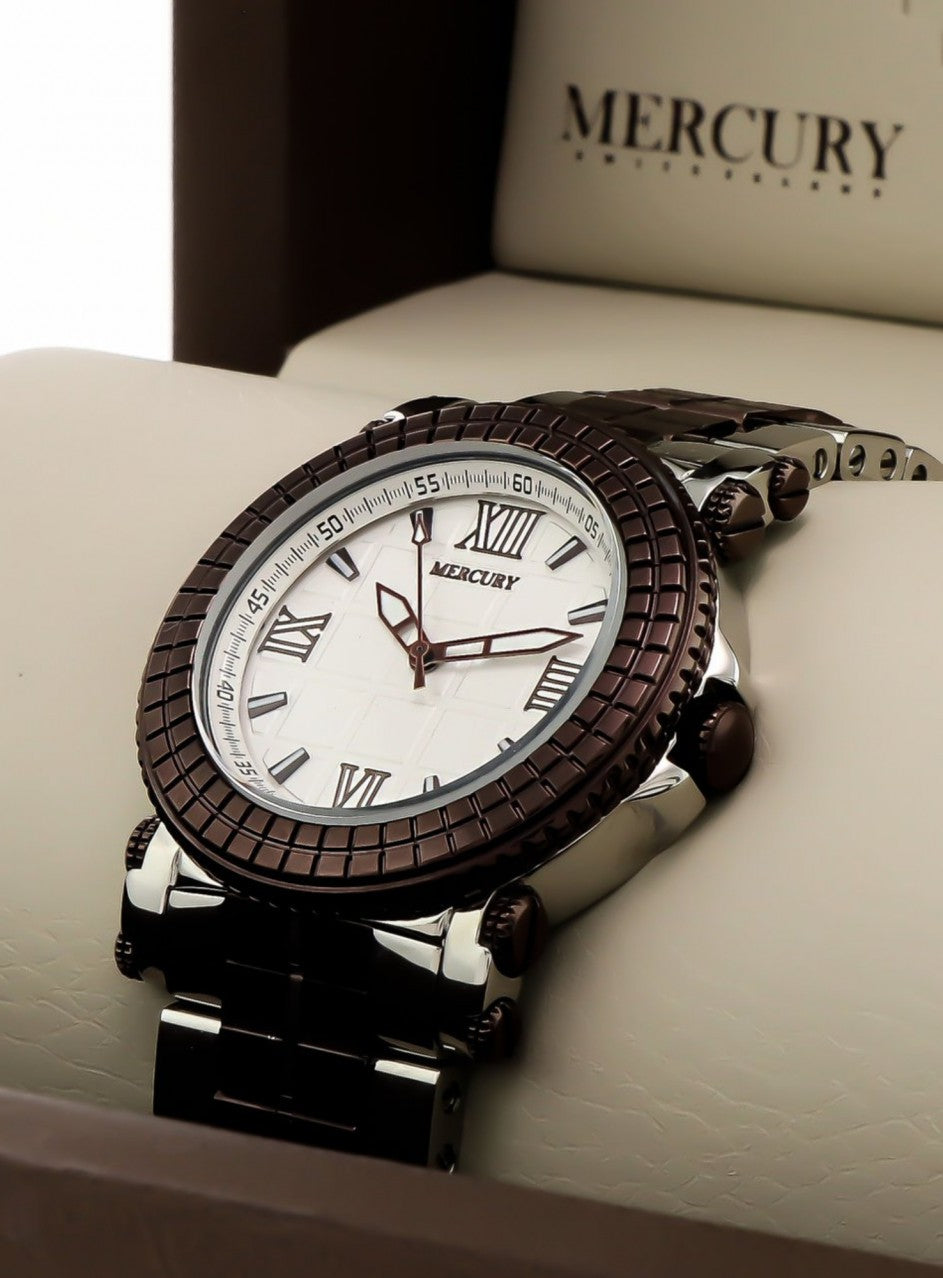 Mercury - Swiss Watch - ME10205-SC-1 -ME10205-SC-1 в кафяв цвят