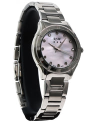 RSW - Swiss Diamond Watch - RSWL149-SS-D-7 -RSWL149-SS-D-7 в сребрист цвят