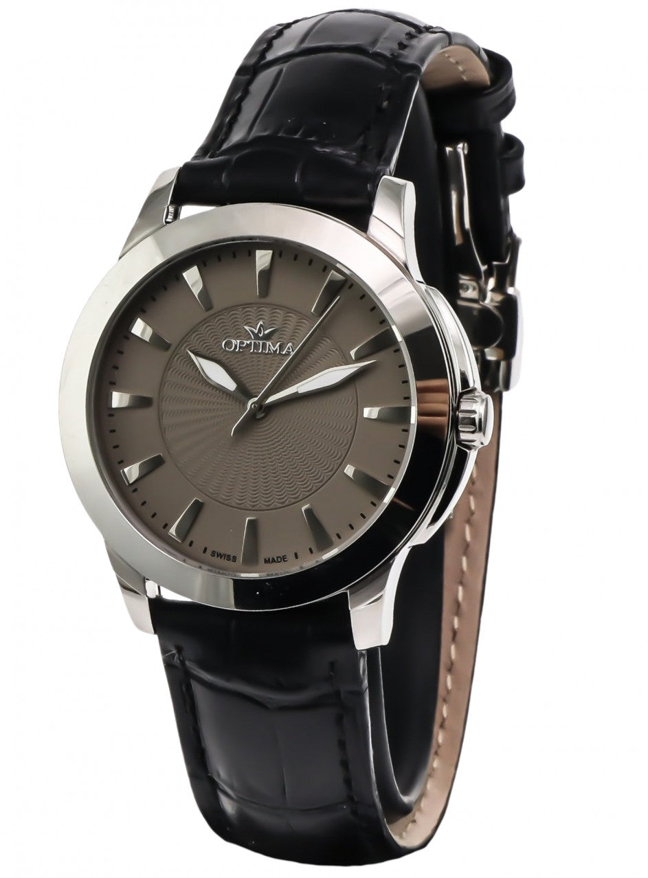 Optima - Swiss Watch - OSL298-SL-2 -OSL298-SL-2 в черен цвят