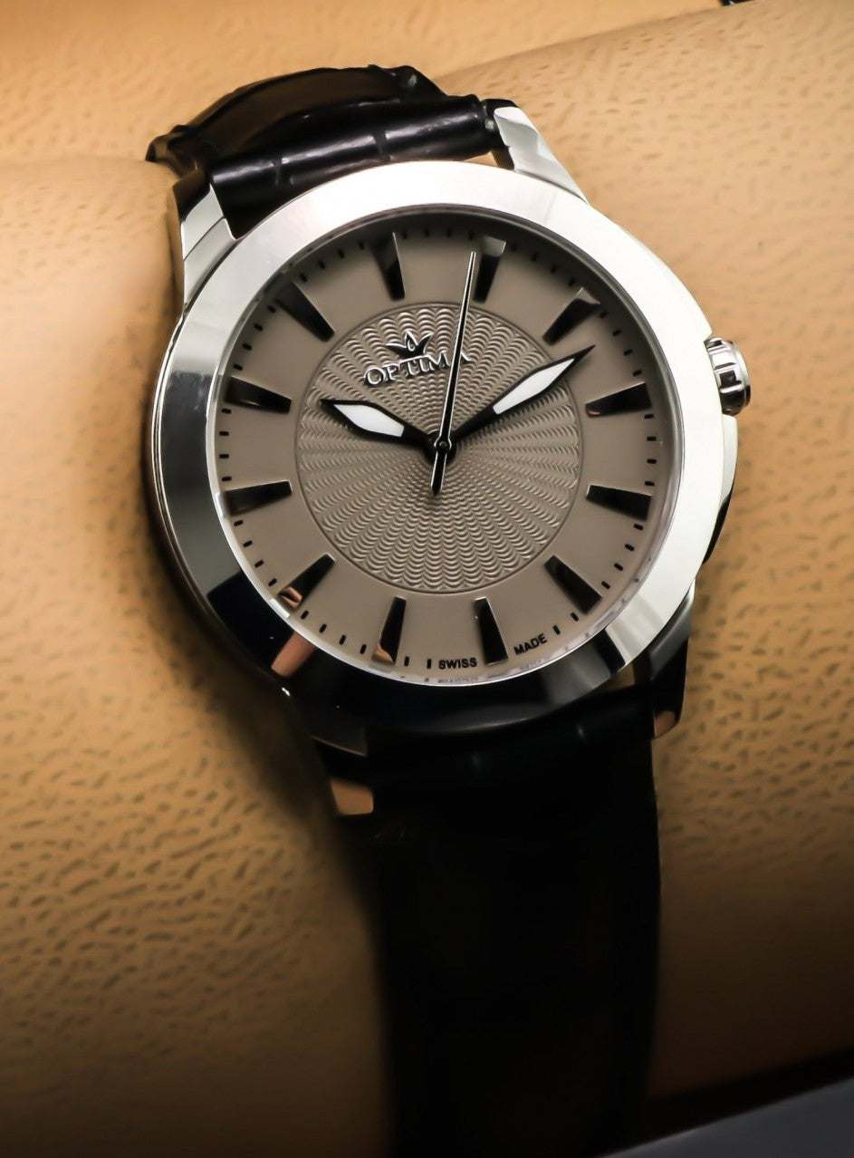Optima - Swiss Watch - OSL298-SL-2 -OSL298-SL-2 в черен цвят