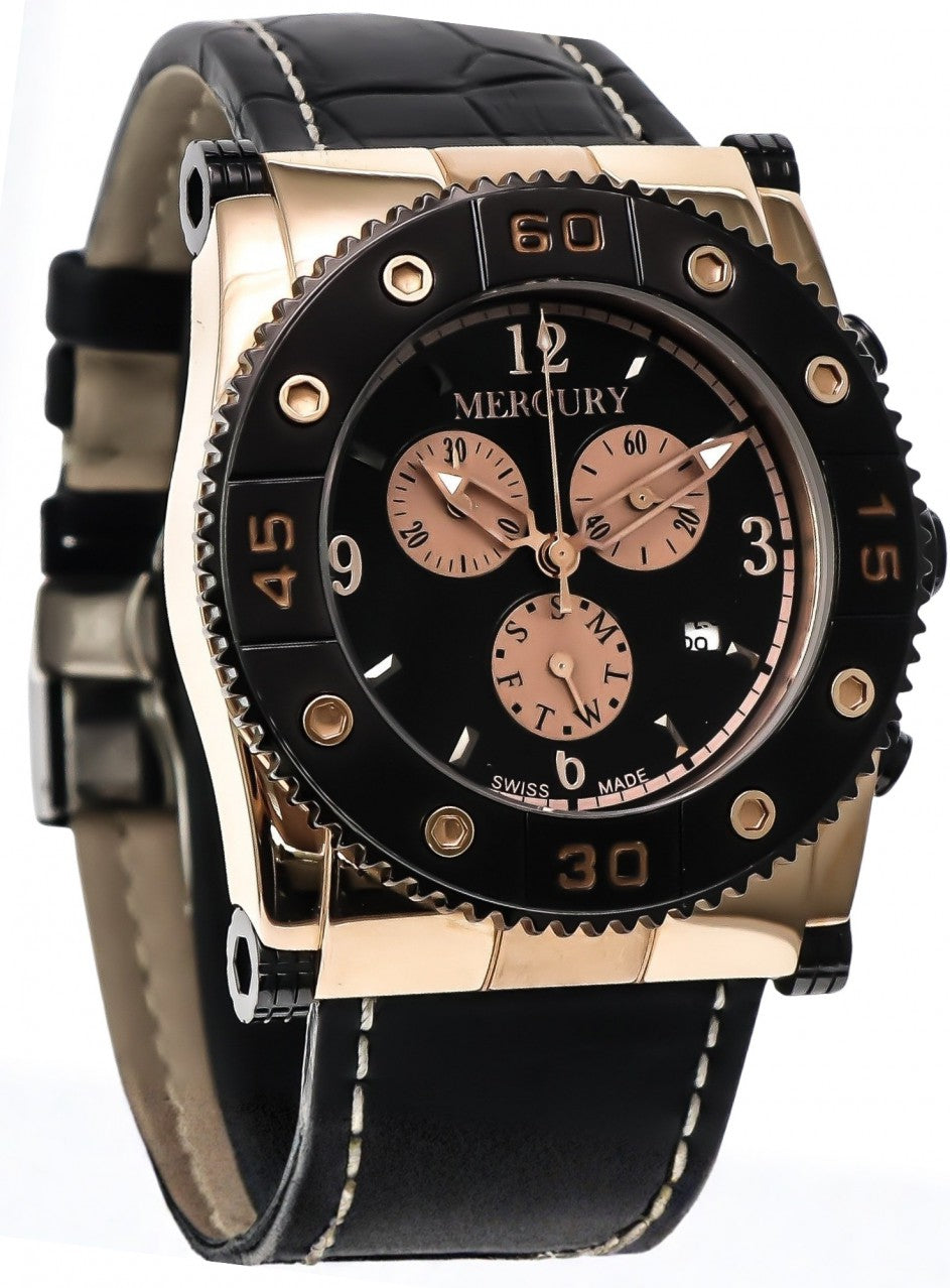 Mercury - Swiss Watch - ME1060-RBL-3 -ME1060-RBL-3 в черен цвят