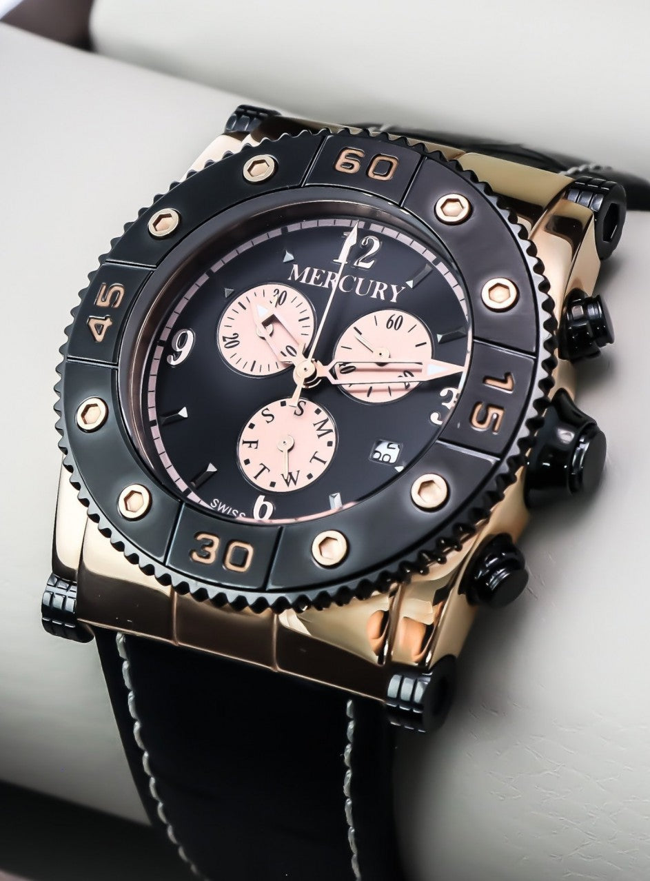 Mercury - Swiss Watch - ME1060-RBL-3 -ME1060-RBL-3 в черен цвят