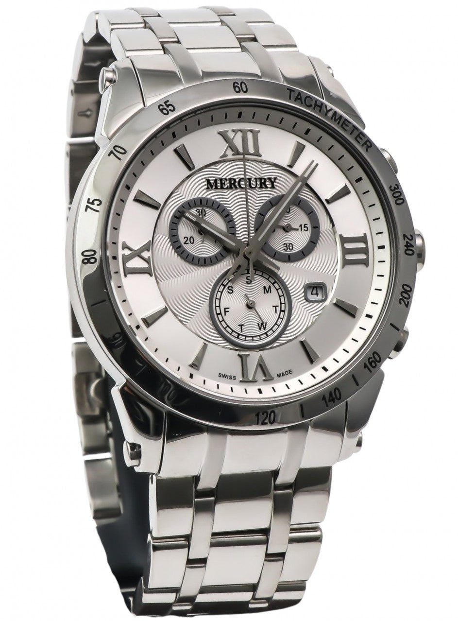Mercury - Swiss Chronograph - ME335-SS-1 -ME335-SS-1 в сребрист цвят