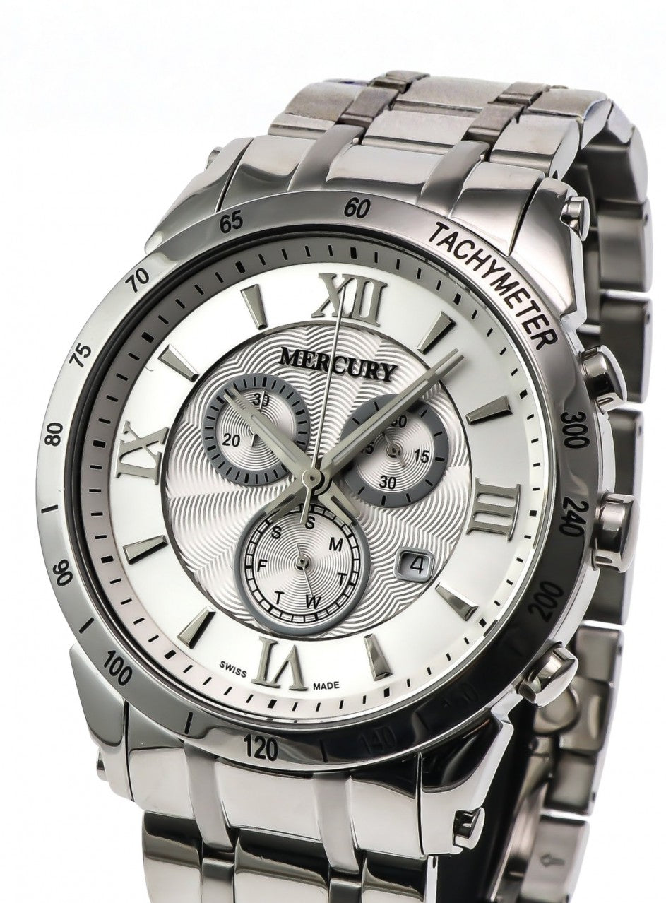 Mercury - Swiss Chronograph - ME335-SS-1 -ME335-SS-1 в сребрист цвят