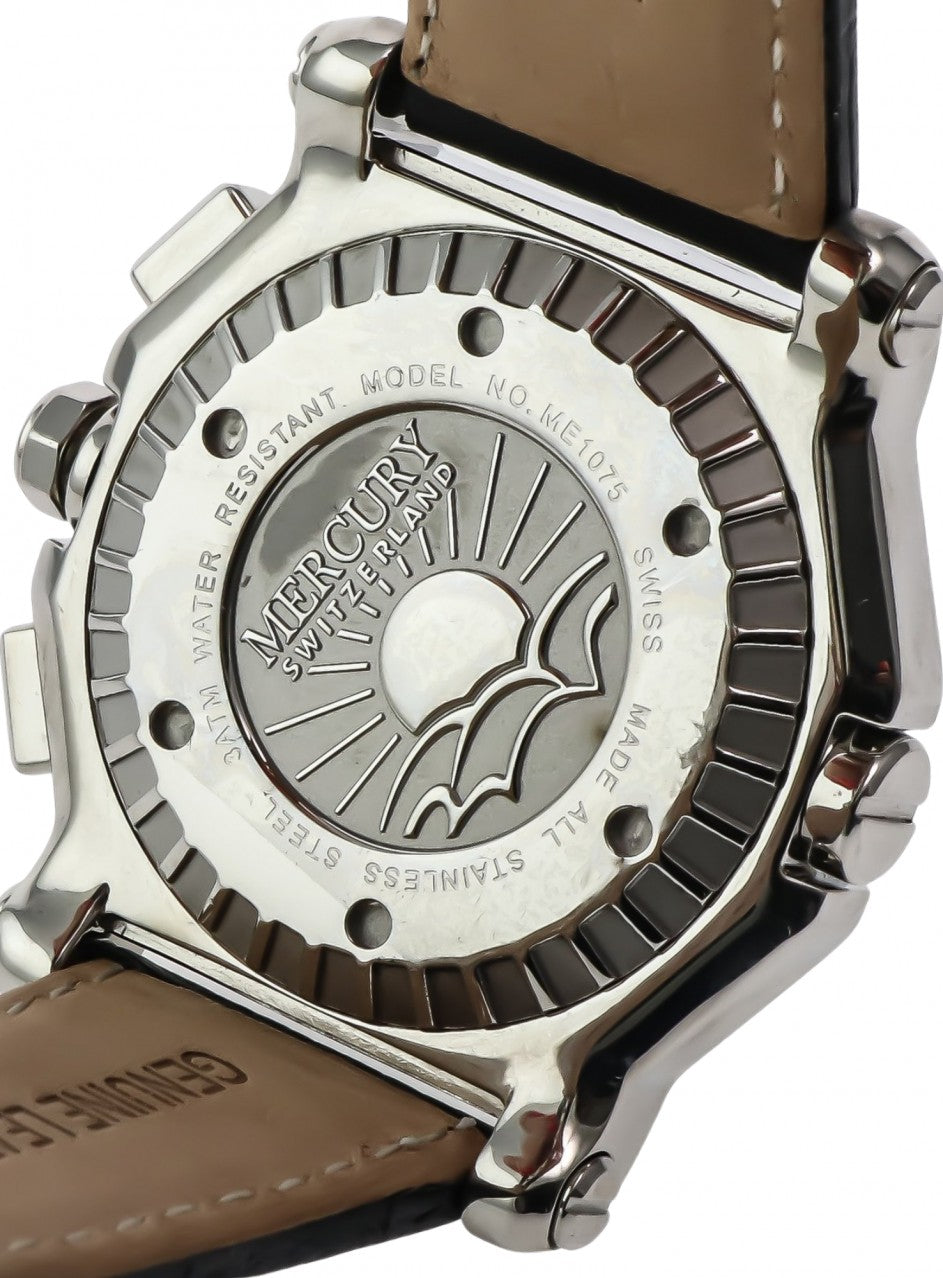 Mercury - Swiss Chronographe - ME1075-SL-S-8 -ME1075-SL-S-8 в черен цвят