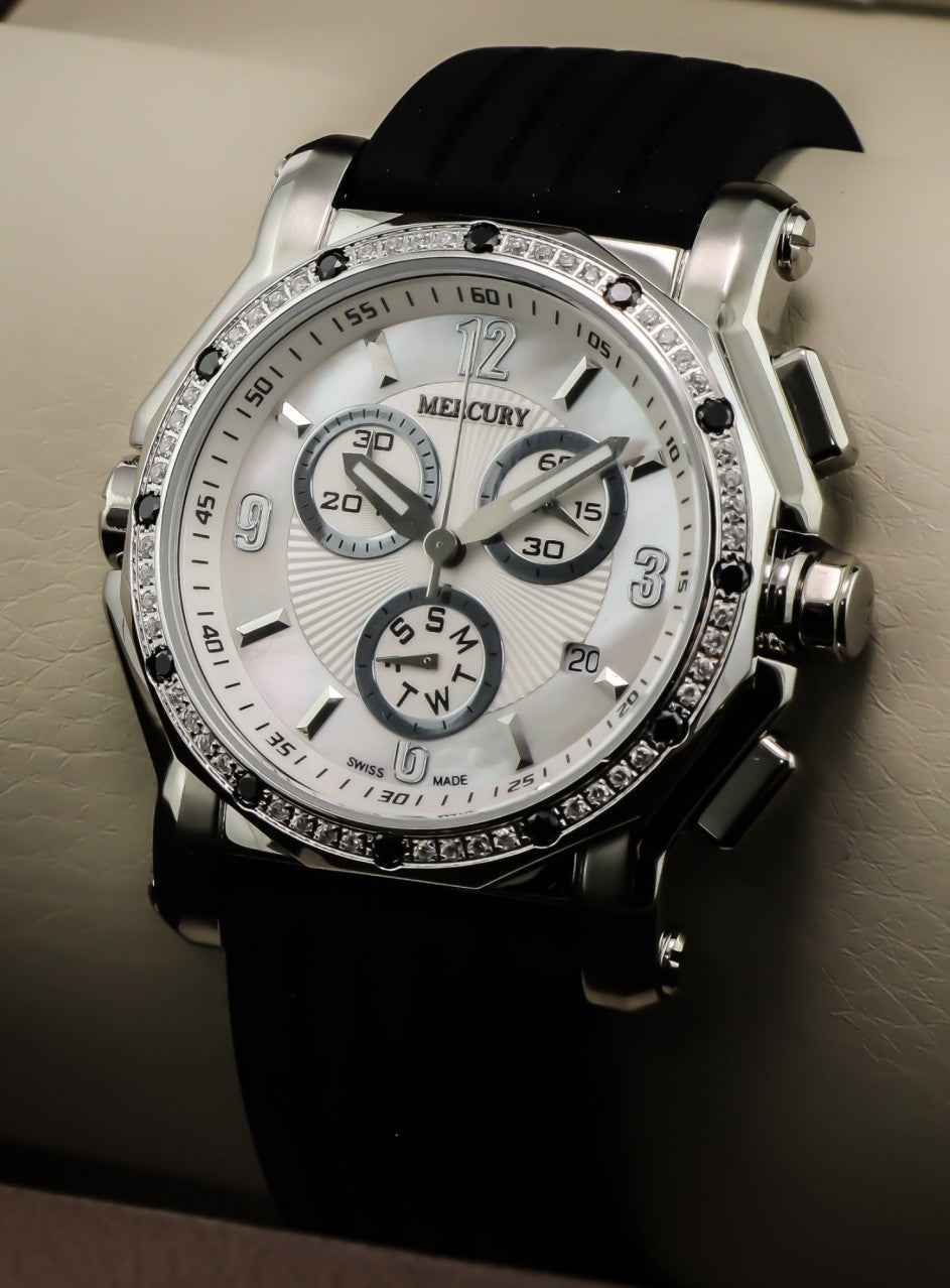 Mercury - Swiss Watch - ME10205-SX-3 -ME1075-SX-S-7 в черен цвят