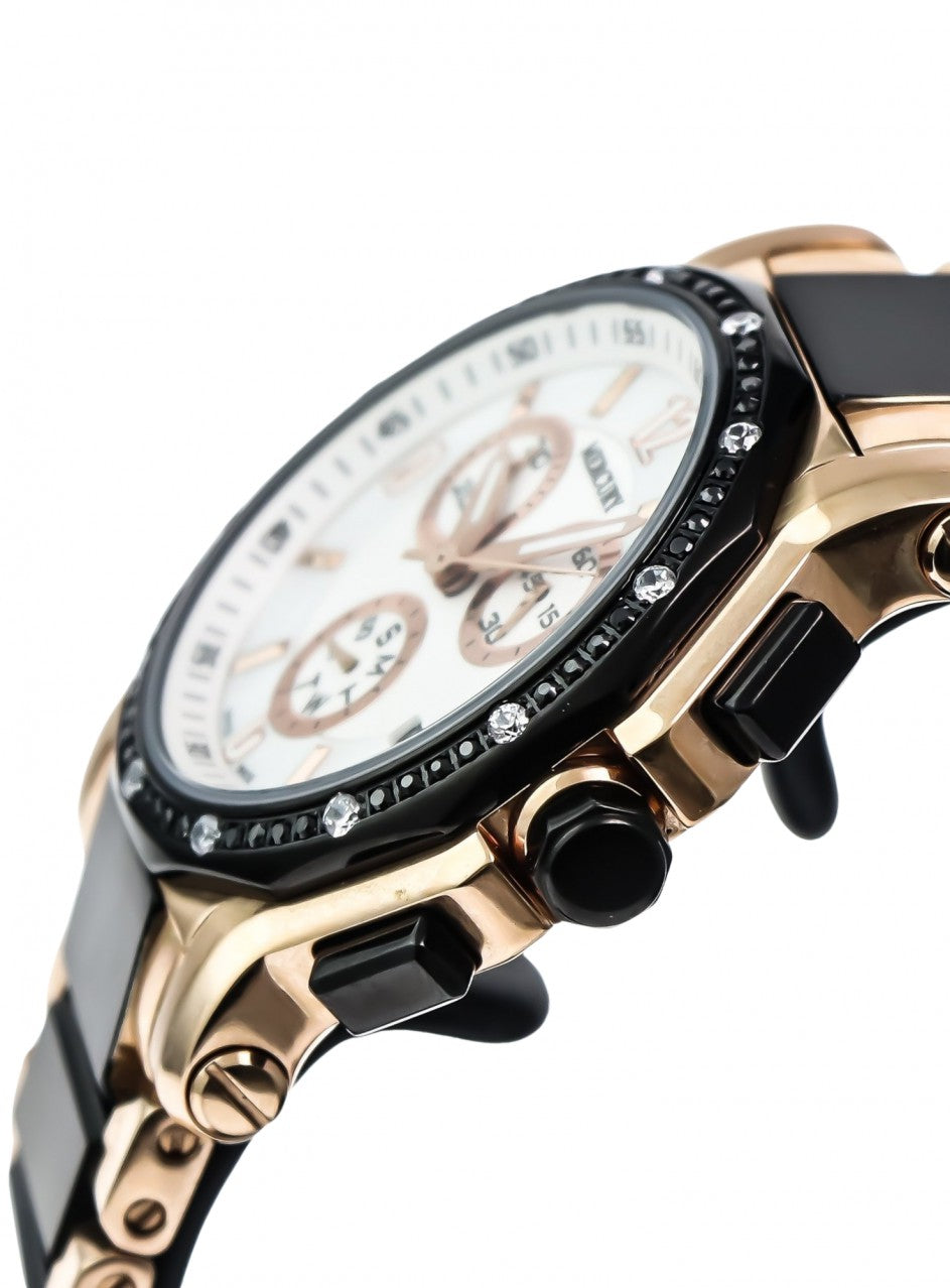 Mercury - Swiss Watch - ME10205-SX-3 -ME1075-RB-S-7 в черен/златист цвят