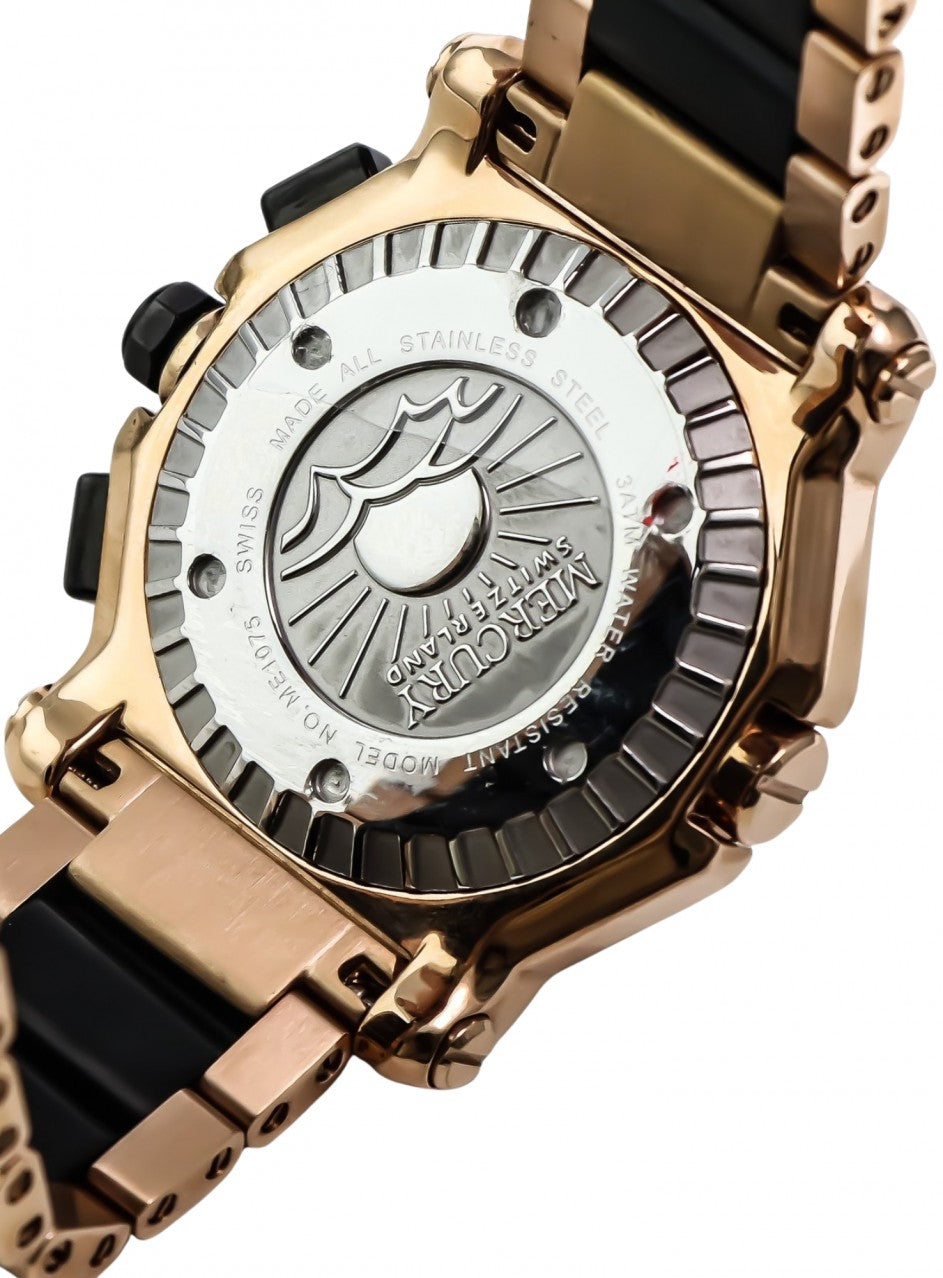 Mercury - Swiss Watch - ME10205-SX-3 -ME1075-RB-S-7 в черен/златист цвят