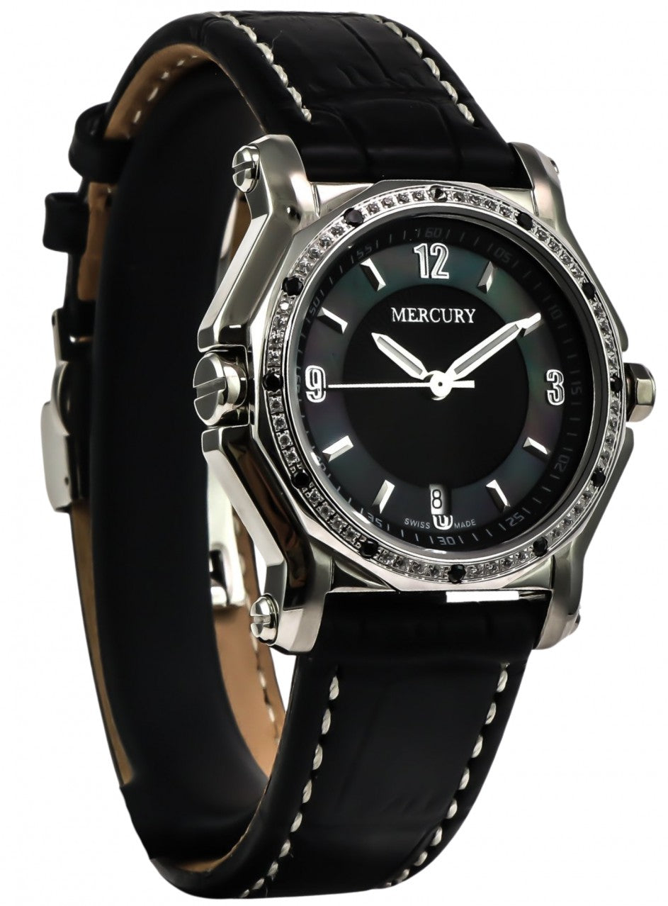 Mercury - Swiss Watch - ME1080-SL-S-3 -ME1080-SL-S-3 в черен цвят