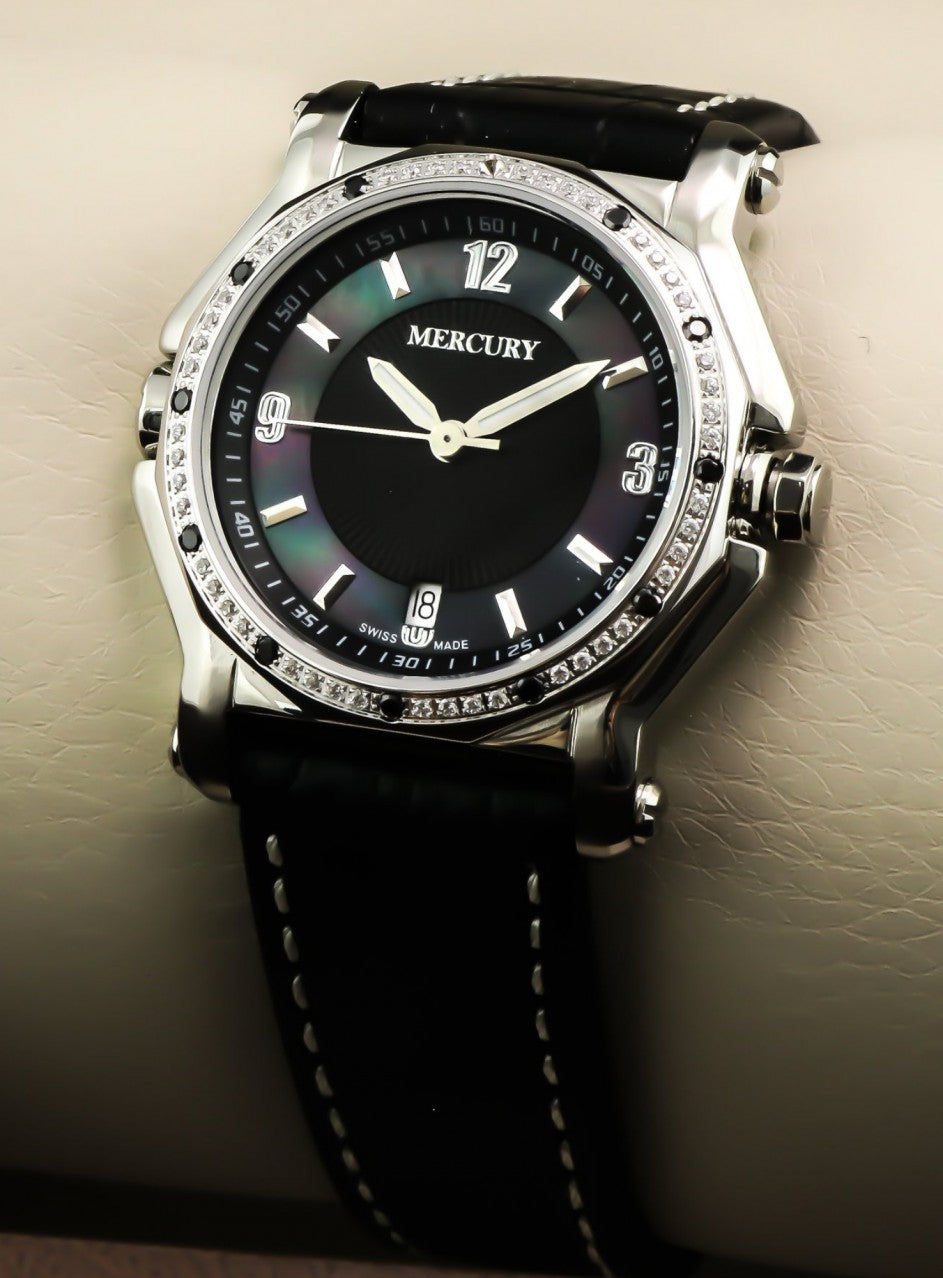Mercury - Swiss Watch - ME1080-SL-S-3 -ME1080-SL-S-3 в черен цвят
