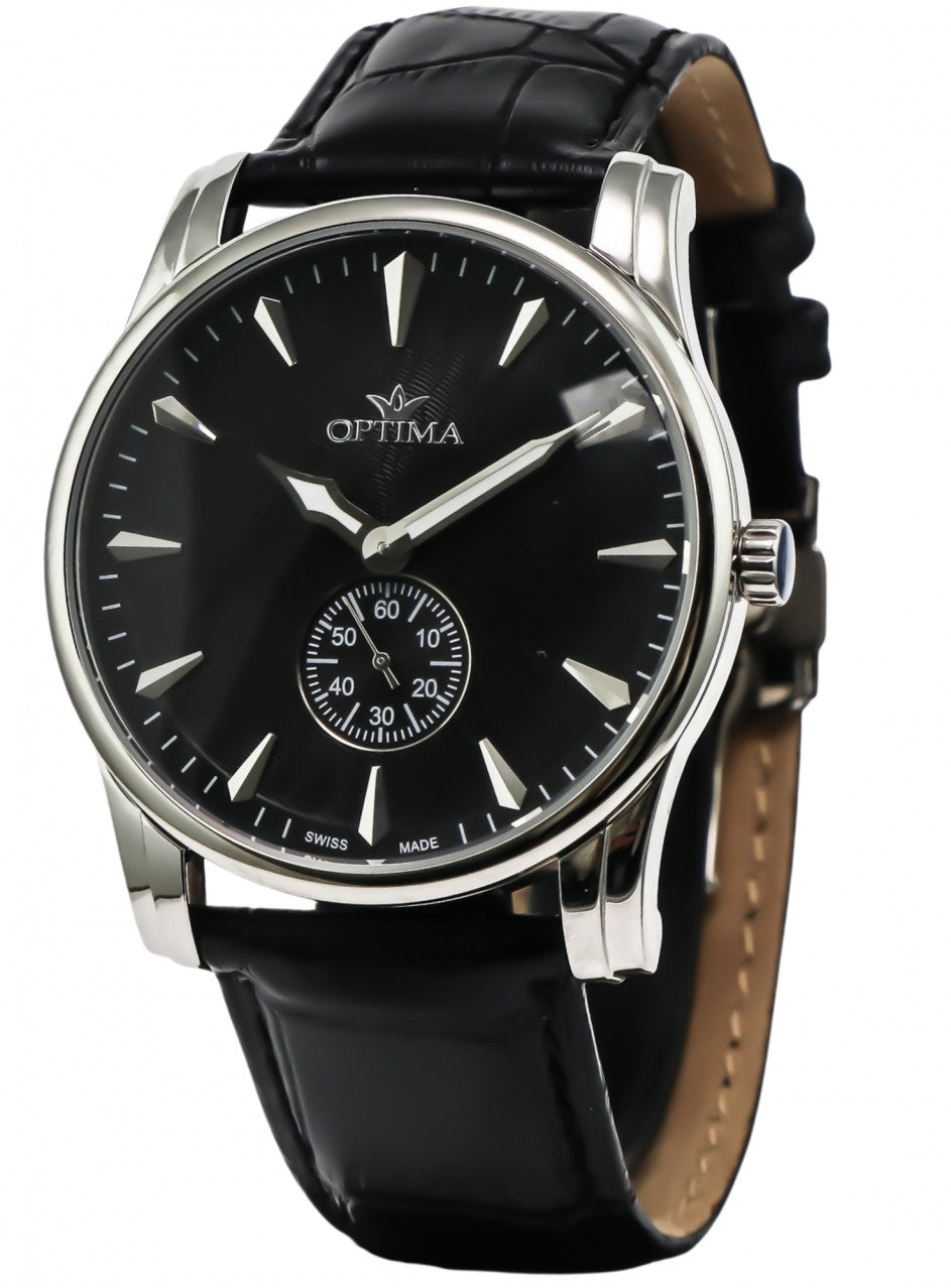 Optima - Swiss Watch - OSM413-SL-3 -OSM413-SL-3 в черен цвят